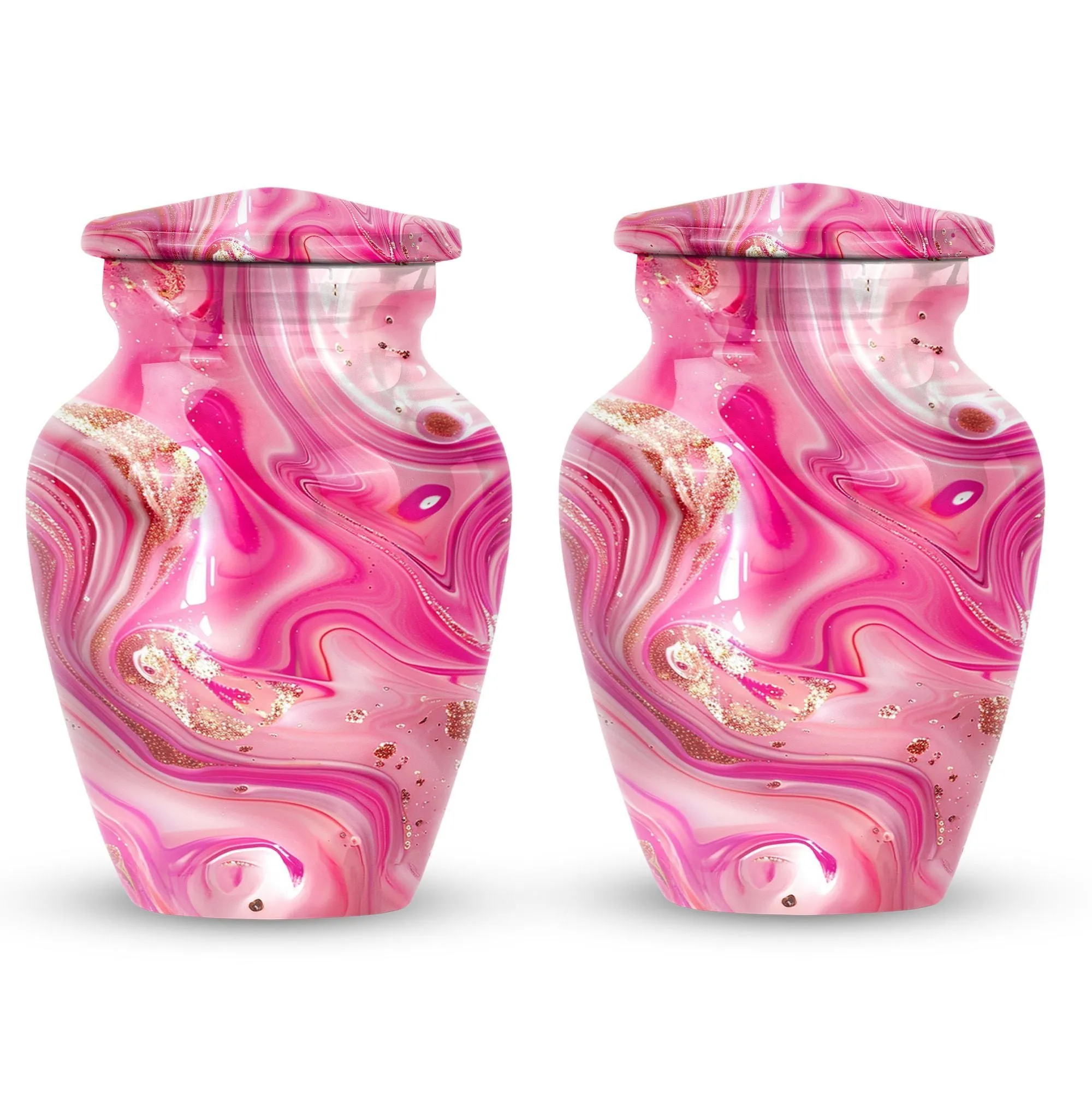 Sublime Pastel Swirl Urn for Unique Cremation Tribute