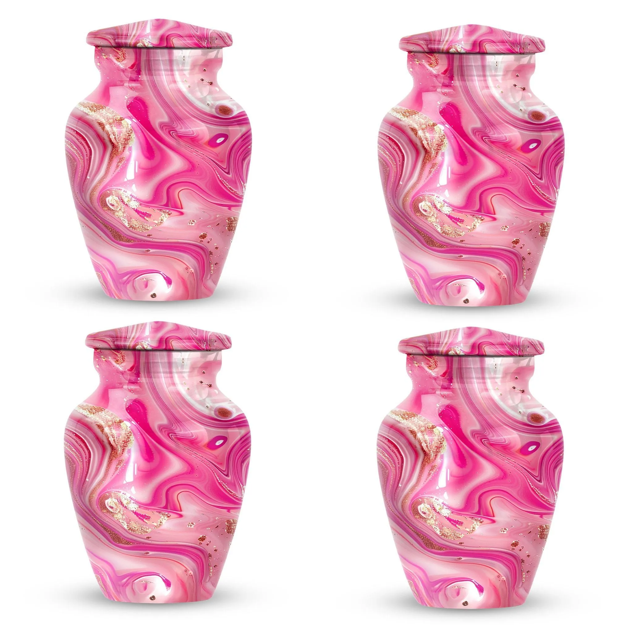 Sublime Pastel Swirl Urn for Unique Cremation Tribute