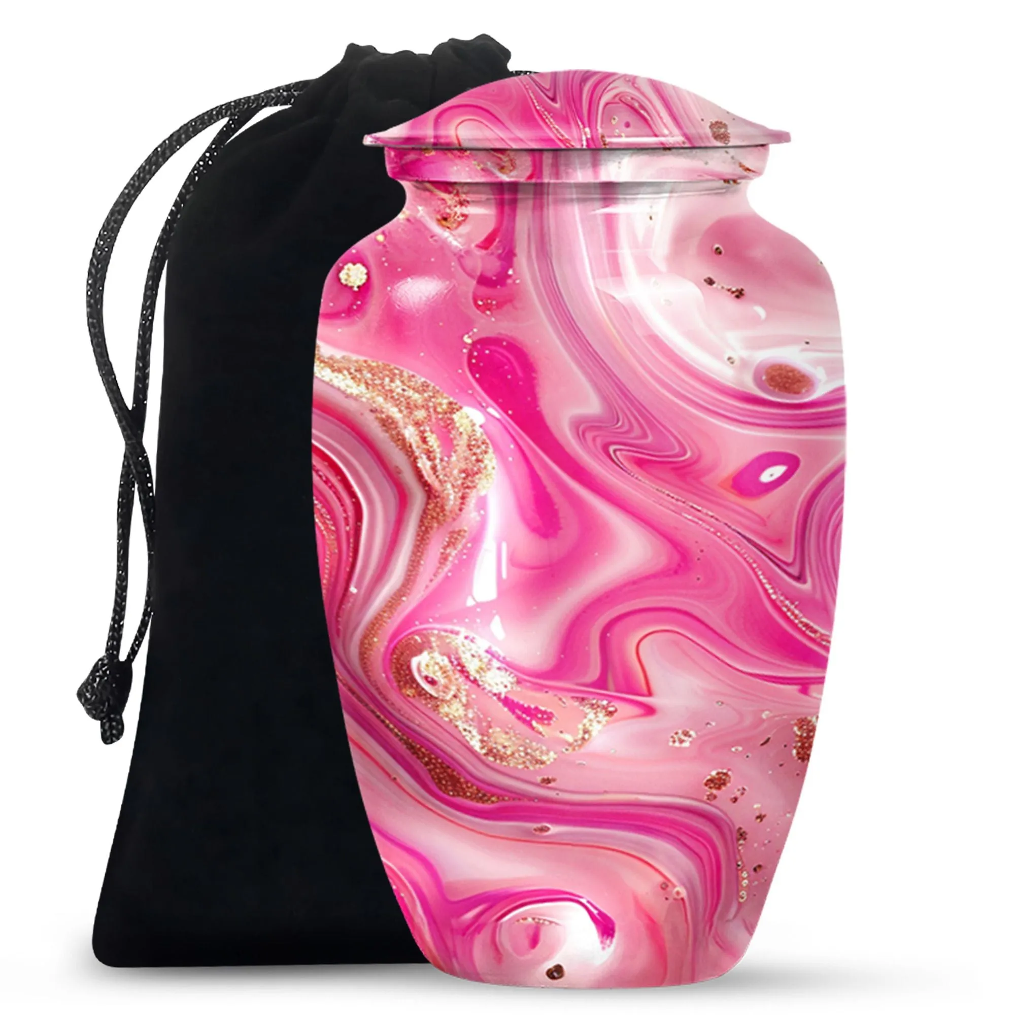 Sublime Pastel Swirl Urn for Unique Cremation Tribute