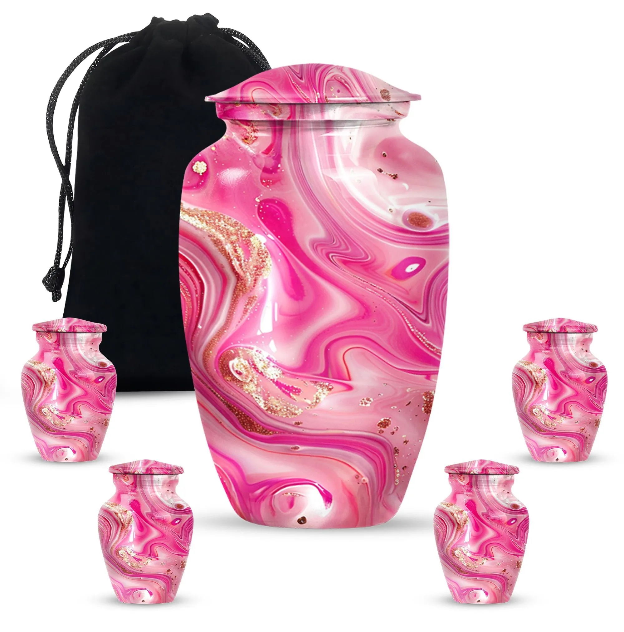Sublime Pastel Swirl Urn for Unique Cremation Tribute