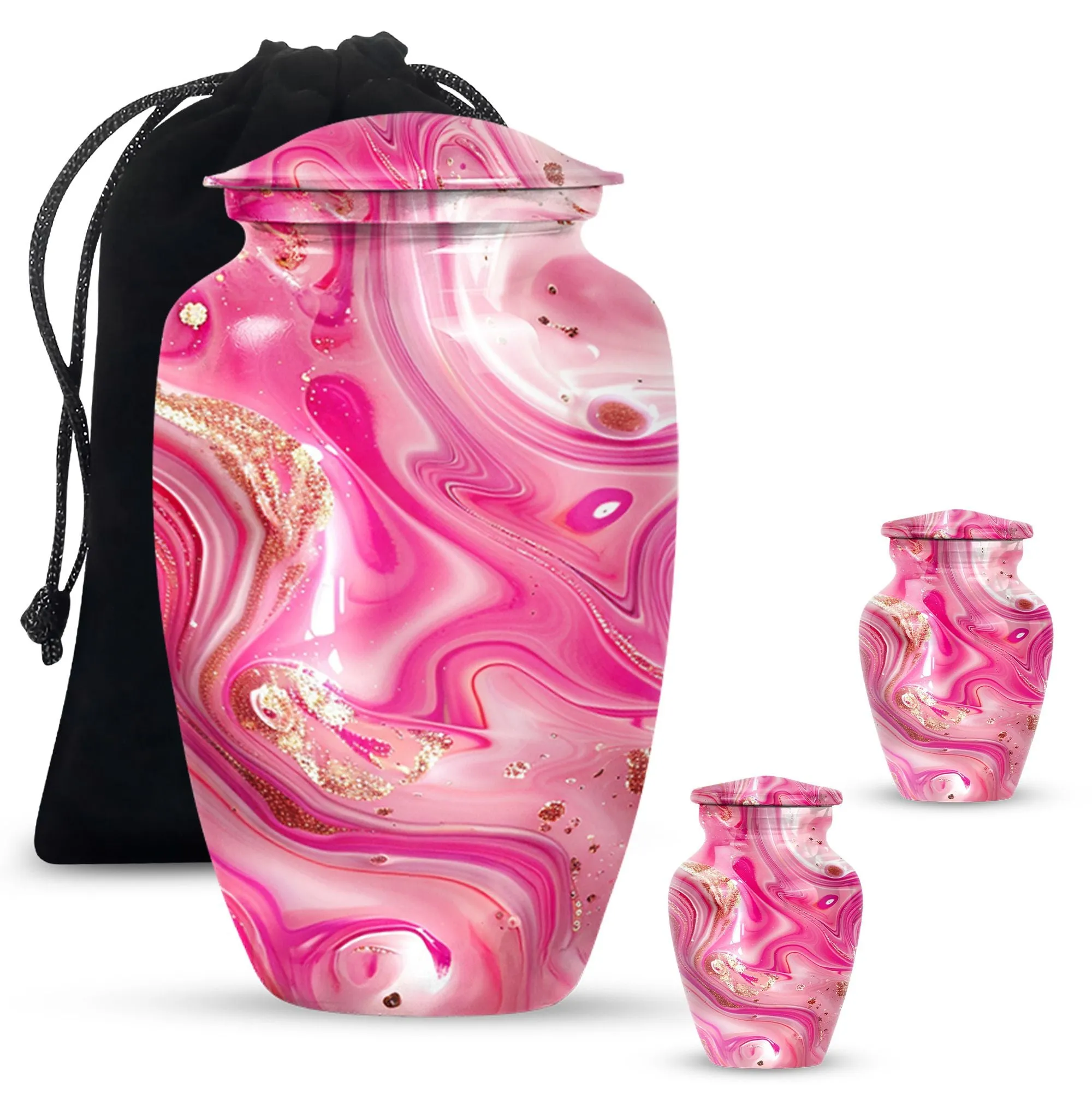Sublime Pastel Swirl Urn for Unique Cremation Tribute