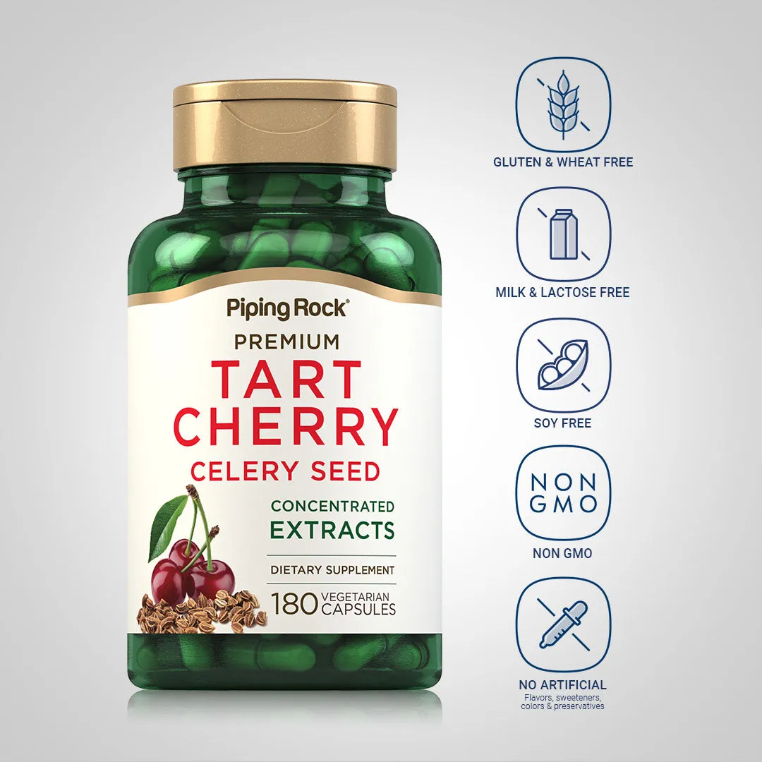 Tart Cherry Celery Seed, 180 Vegetarian Capsules