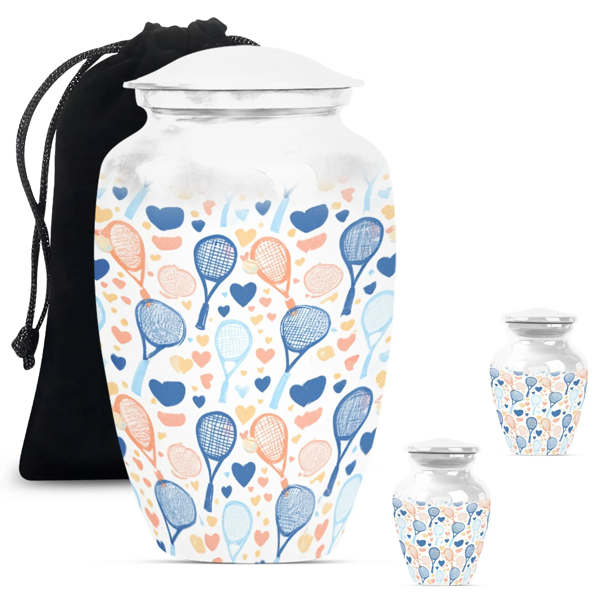 Tennis Urn Delight - Medium Sized Burial Cremation Urn