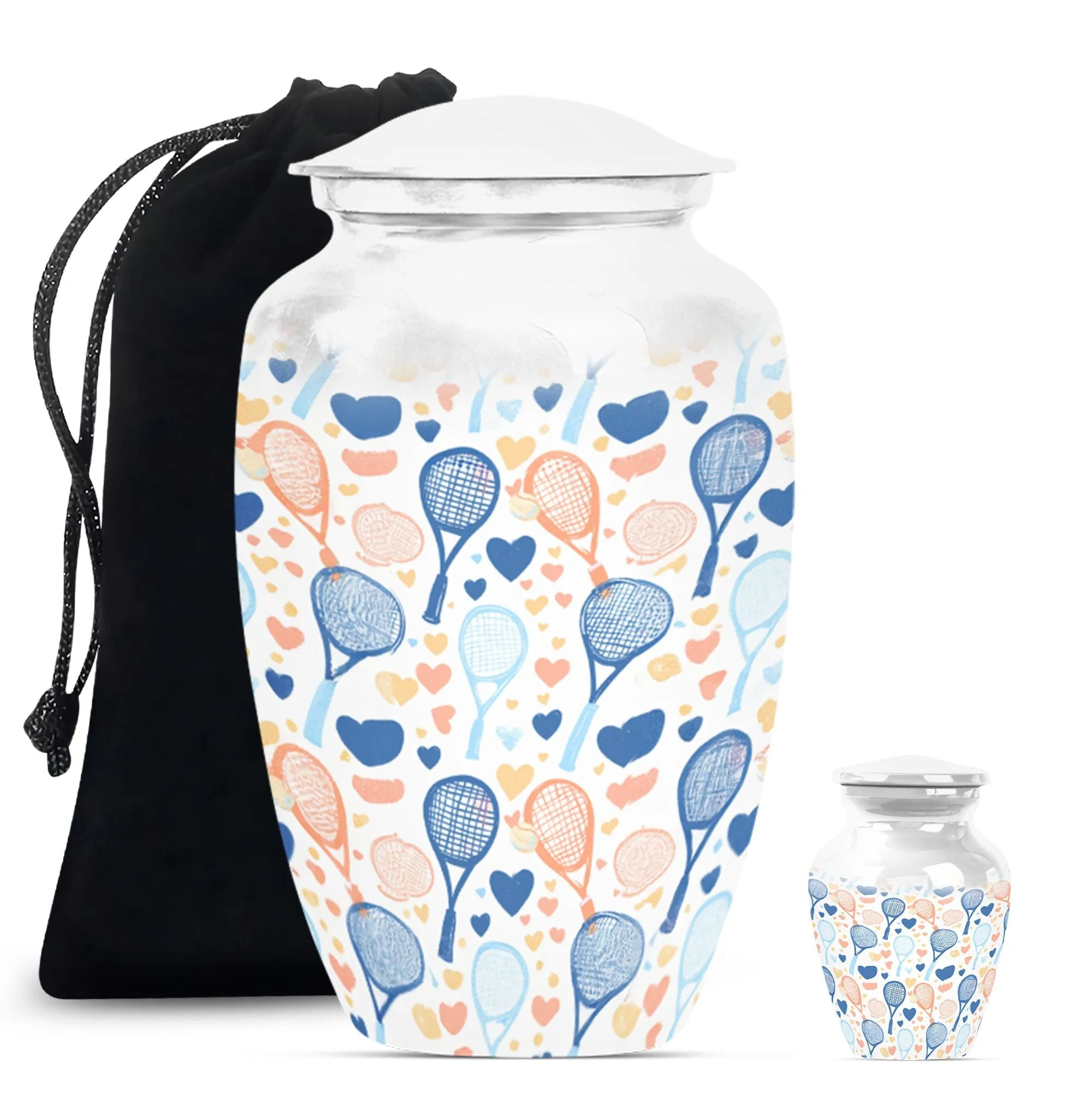 Tennis Urn Delight - Medium Sized Burial Cremation Urn