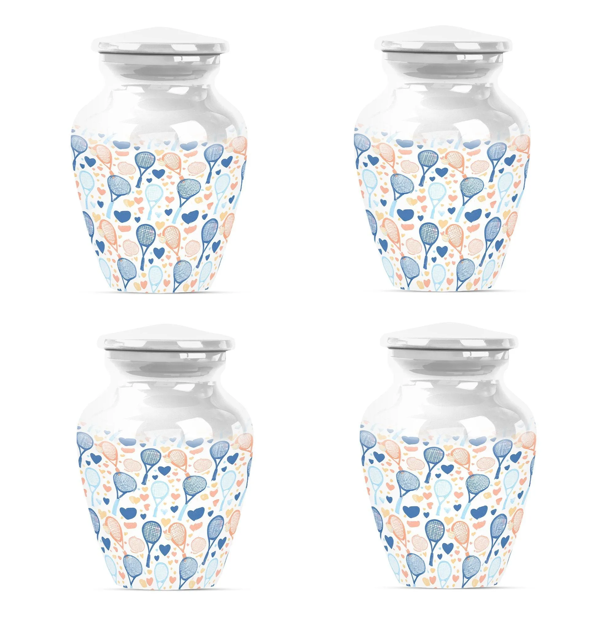 Tennis Urn Delight - Medium Sized Burial Cremation Urn