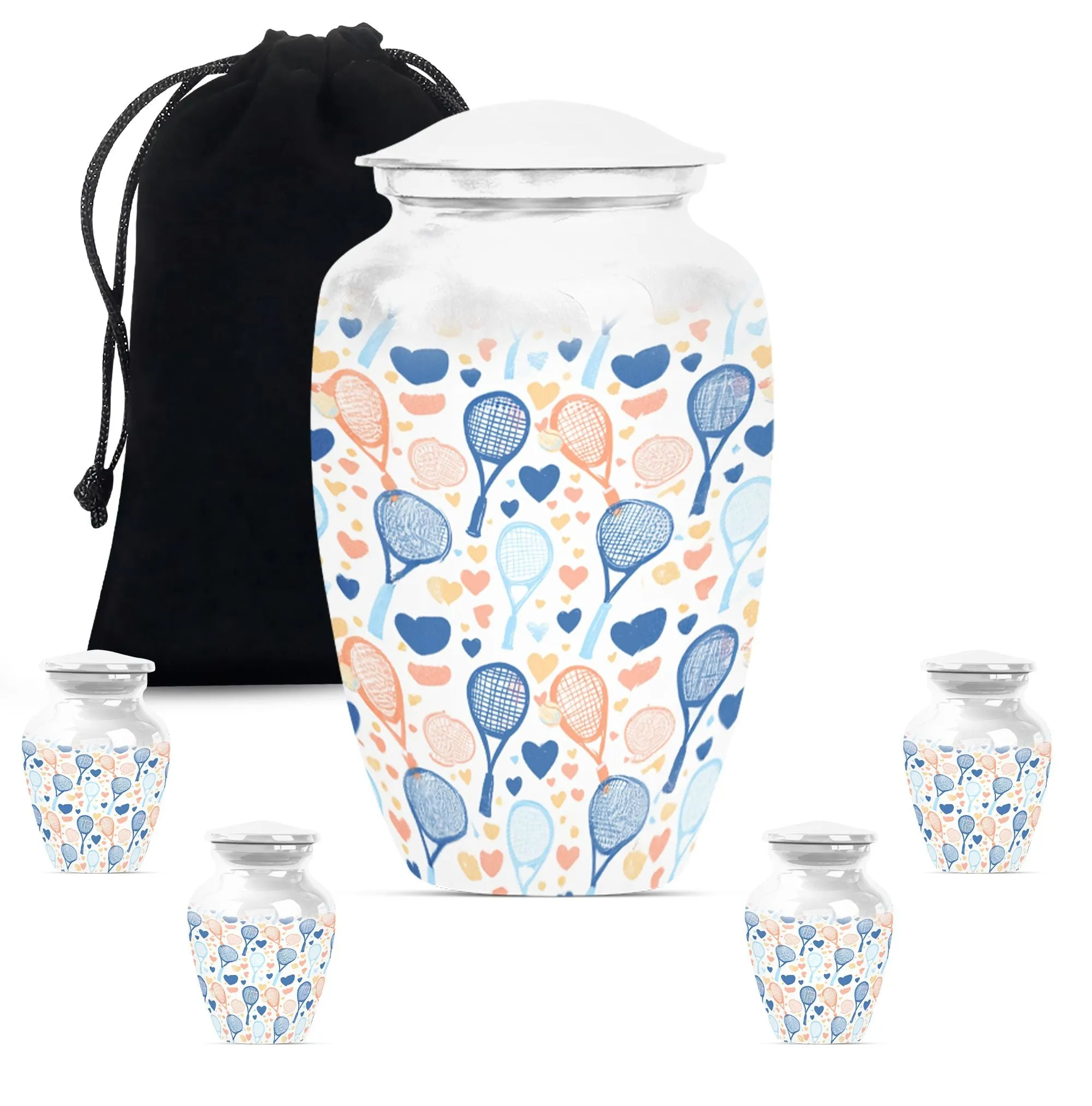Tennis Urn Delight - Medium Sized Burial Cremation Urn