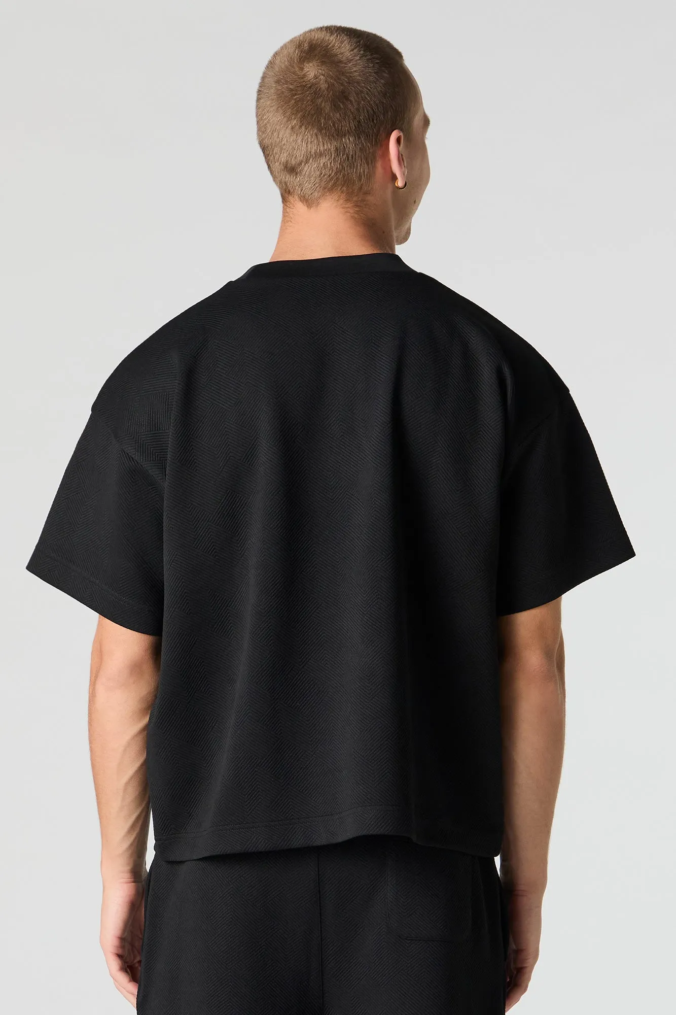 Textured Boxy T-Shirt