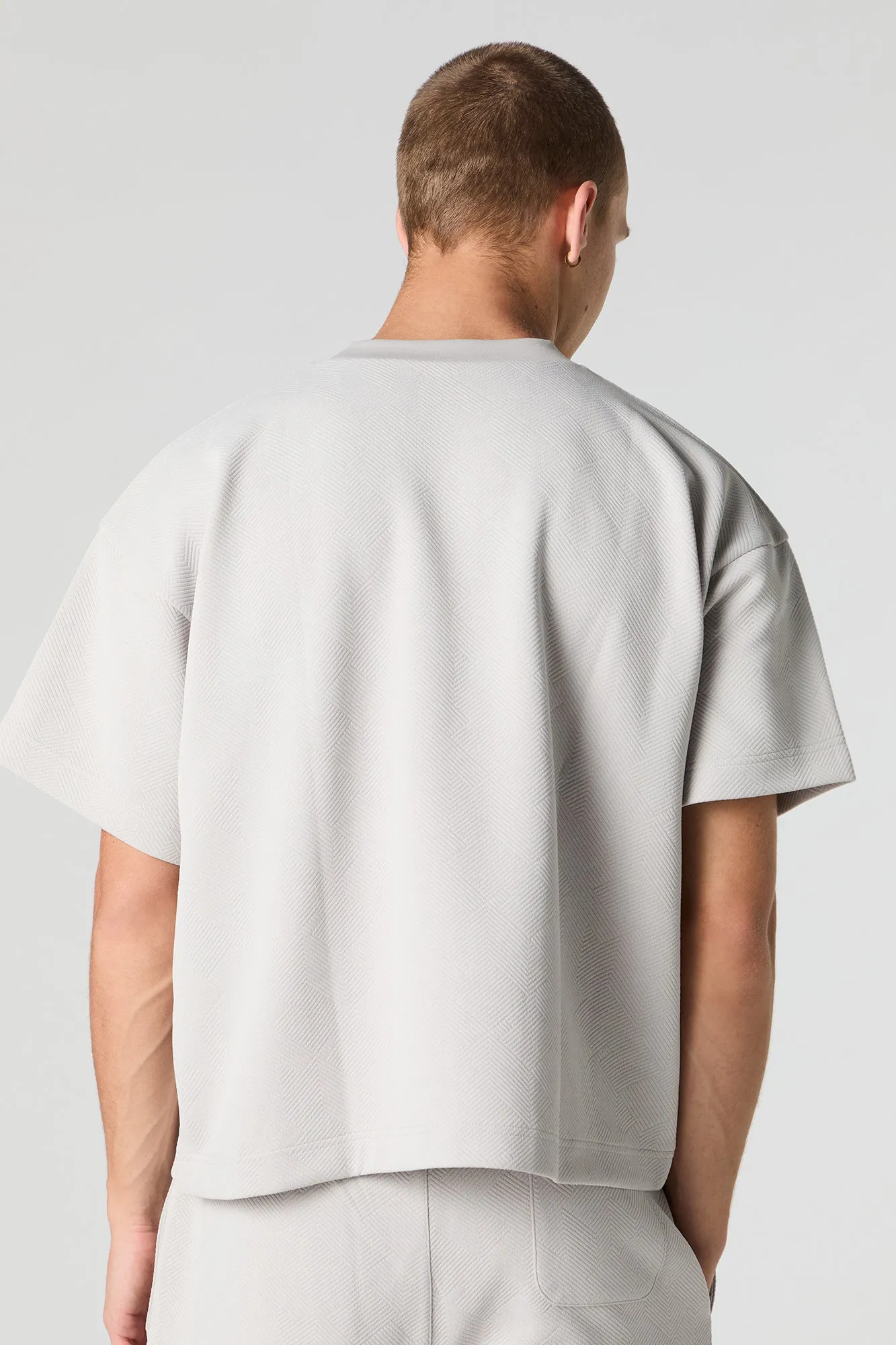 Textured Boxy T-Shirt
