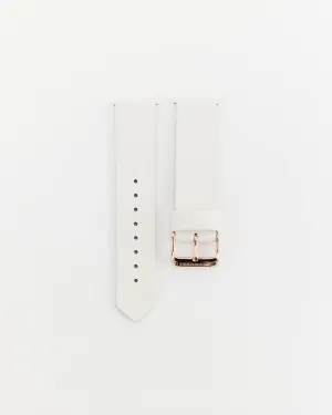 The 20mm Original: Milk Leather / Rose Gold Strap