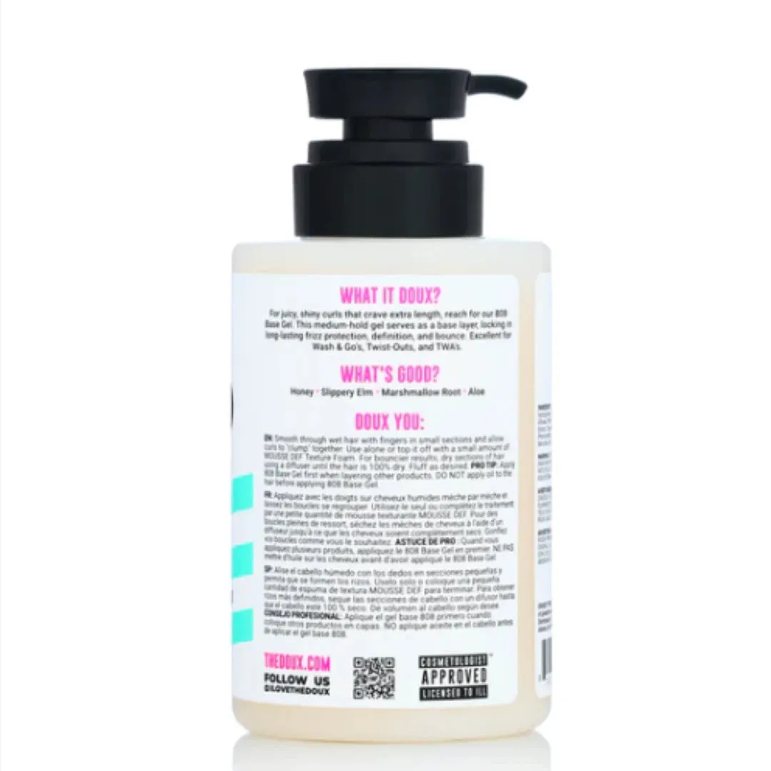The Doux 808 Base Gel for All Curl Types - 12 oz