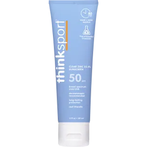 Thinksport SPF 50 Clear Zinc Sunscreen