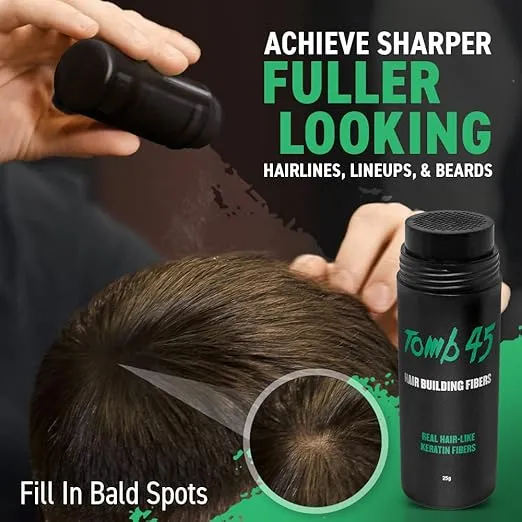 Tomb45 Hair Building Fibers - Black - .88 oz
