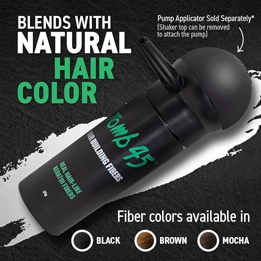 Tomb45 Hair Building Fibers - Black - .88 oz