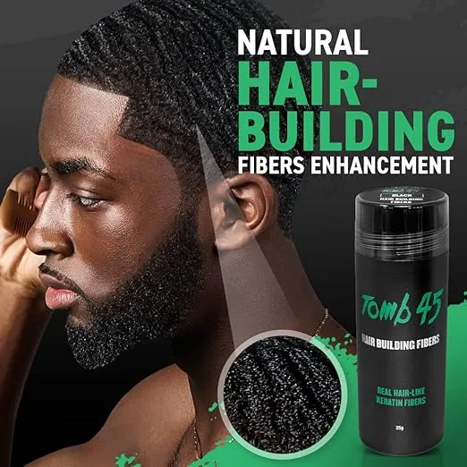 Tomb45 Hair Building Fibers - Black - .88 oz