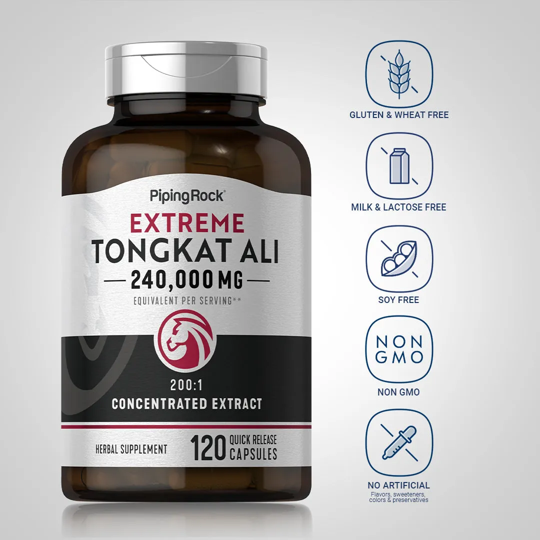 Tongkat Ali Longjack, 1200 mg (per serving), 120 Quick Release Capsules