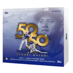 Topps 2024 Shohei Ohtani 50/50 Club Factory Sealed Box. 10 Packs/Box. DODGERS