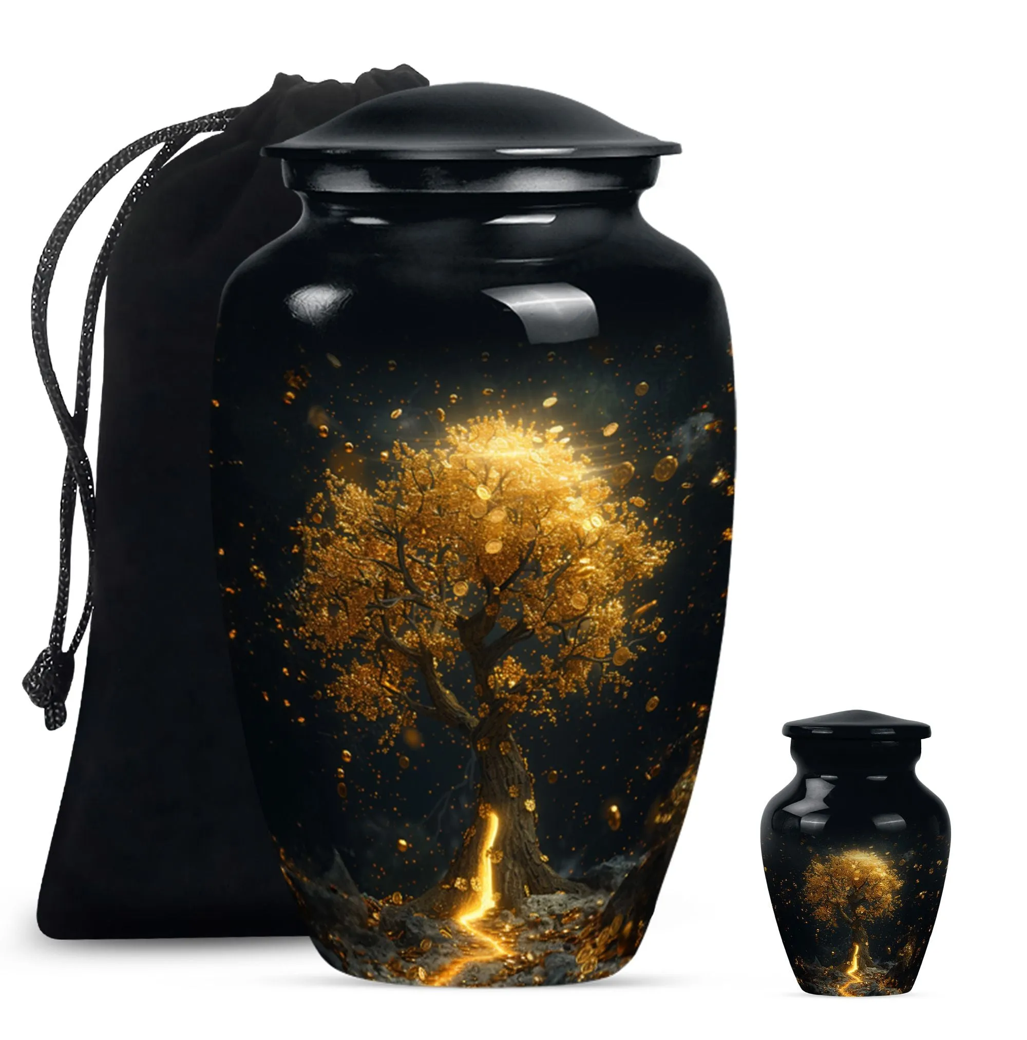 Tree of Life Eternity Cremation Urn, Artful Memorial Urn