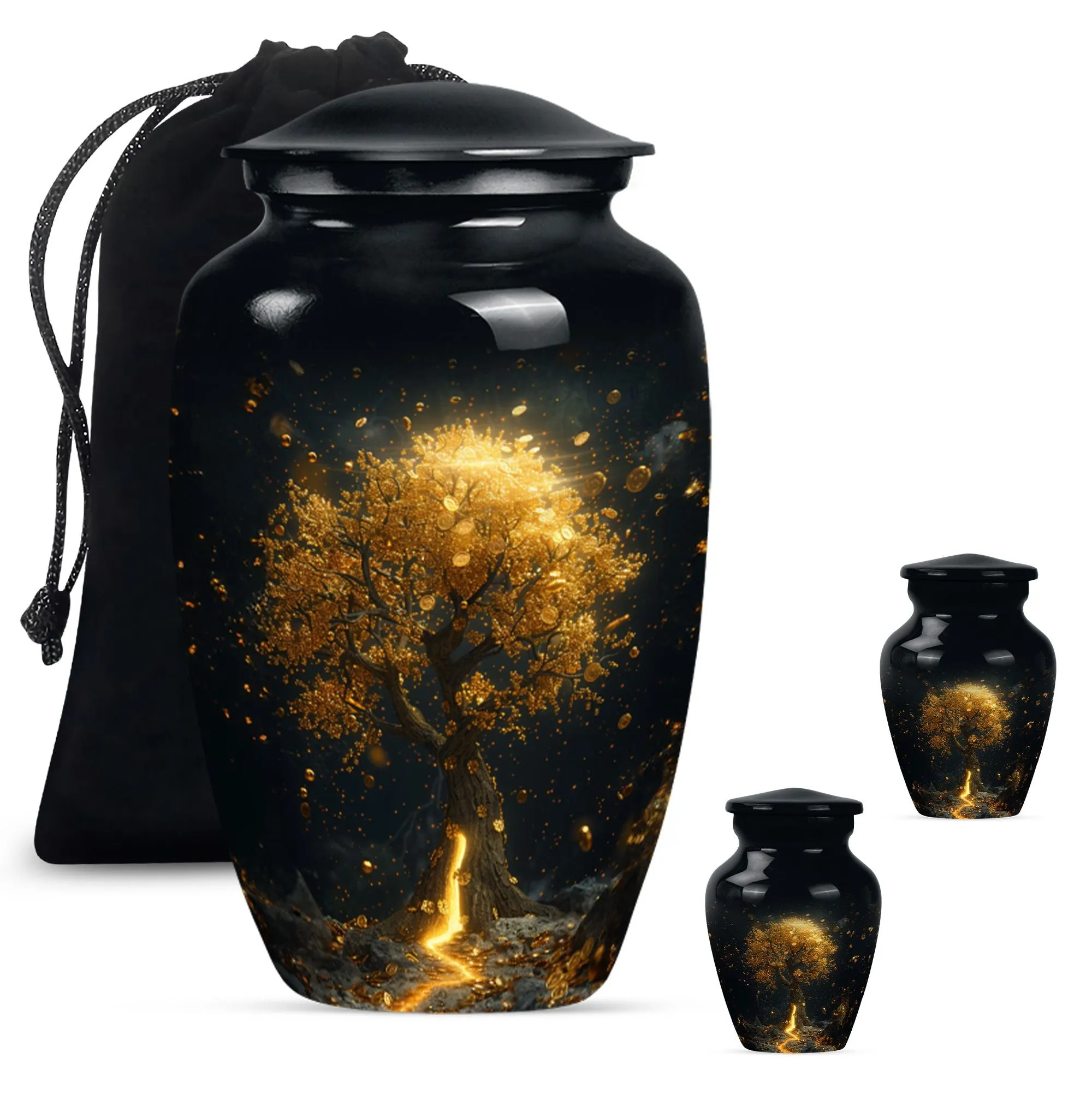 Tree of Life Eternity Cremation Urn, Artful Memorial Urn