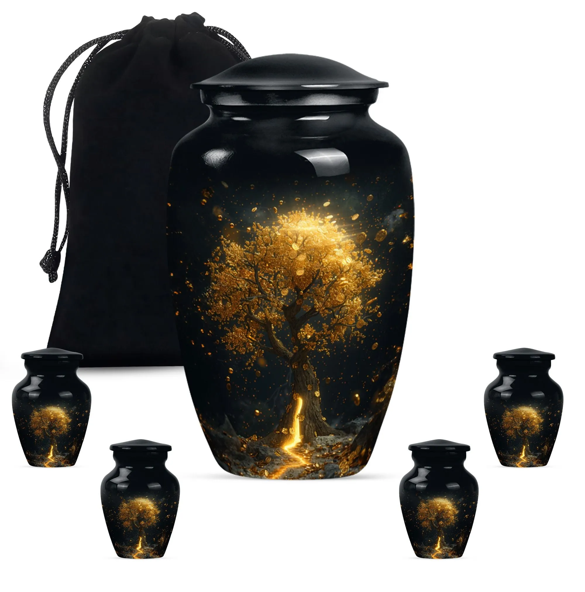 Tree of Life Eternity Cremation Urn, Artful Memorial Urn