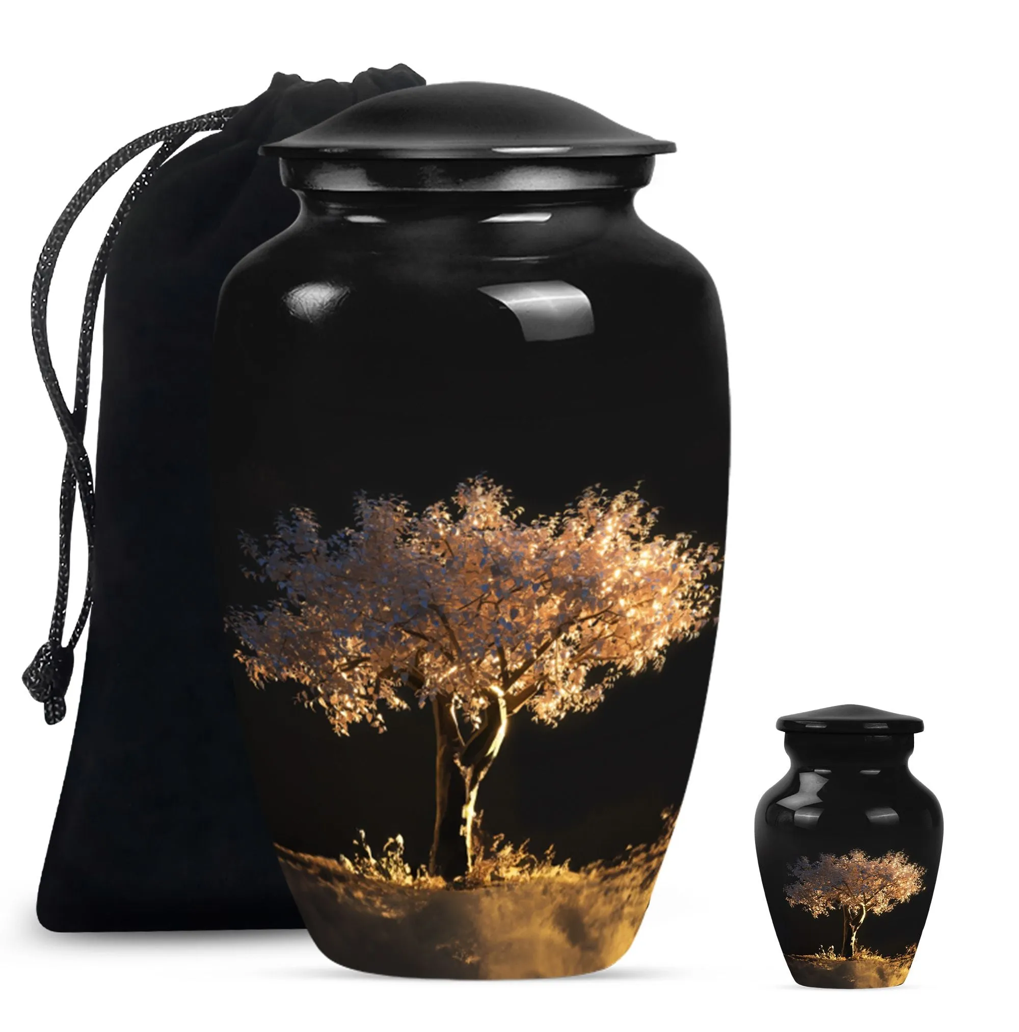 Tree of Life Rise Cremation Urn For Storing  Adult Human Ashes