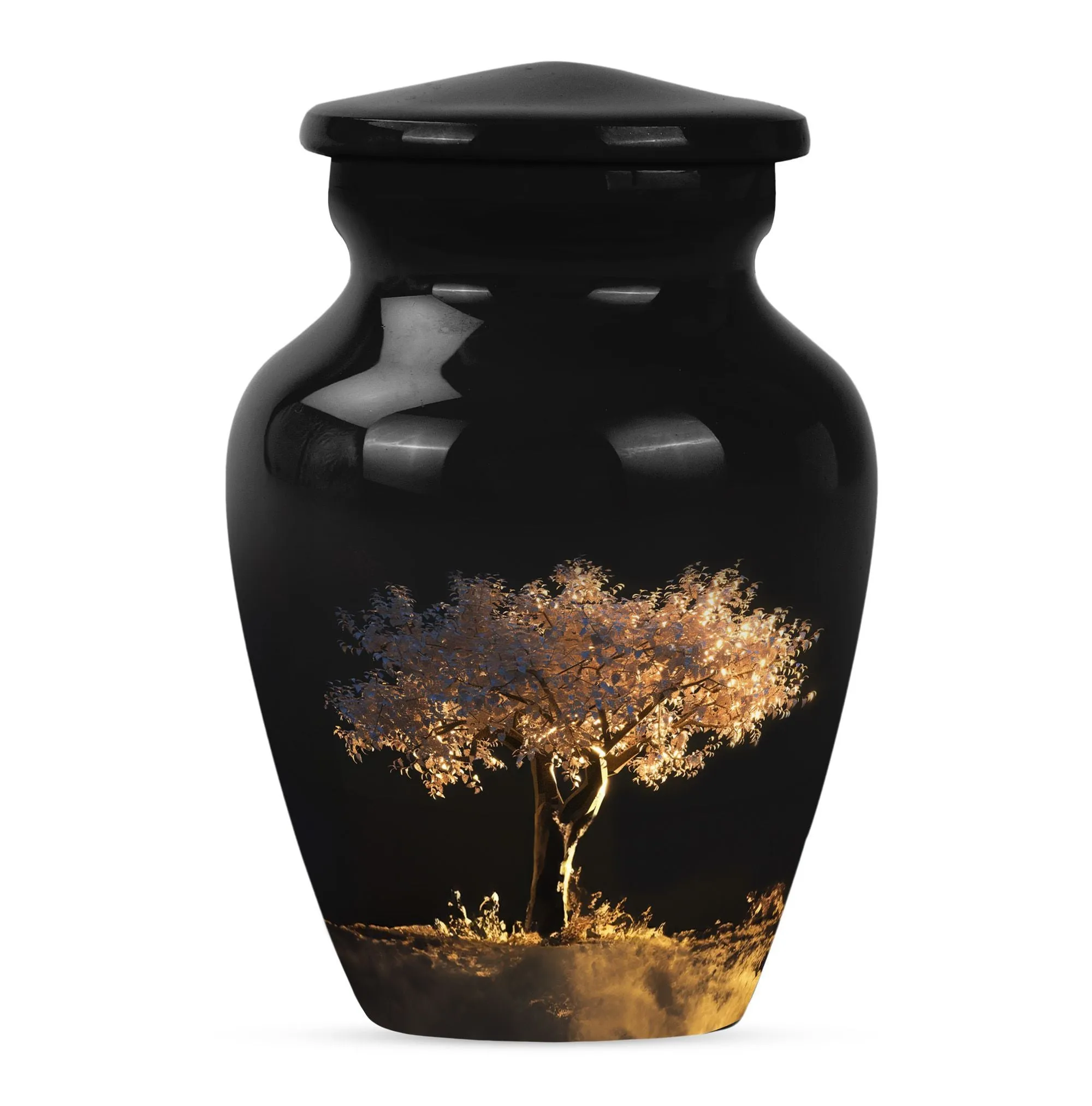 Tree of Life Rise Cremation Urn For Storing  Adult Human Ashes