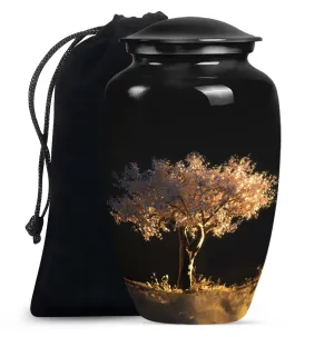 Tree of Life Rise Cremation Urn For Storing  Adult Human Ashes