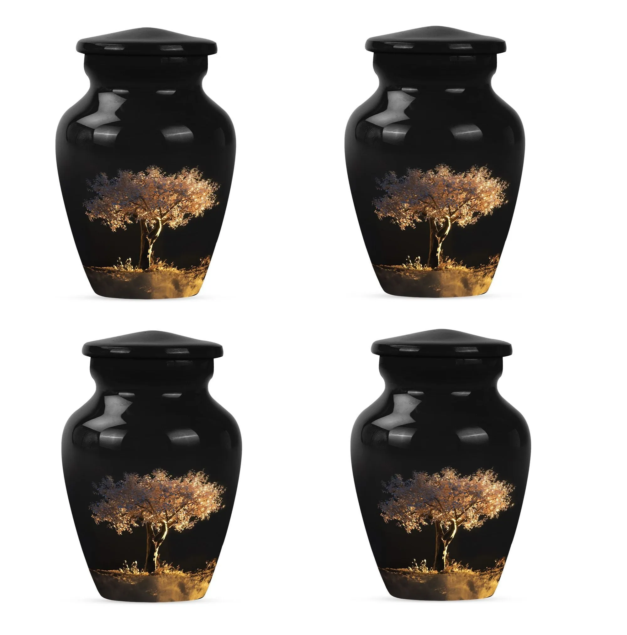 Tree of Life Rise Cremation Urn For Storing  Adult Human Ashes