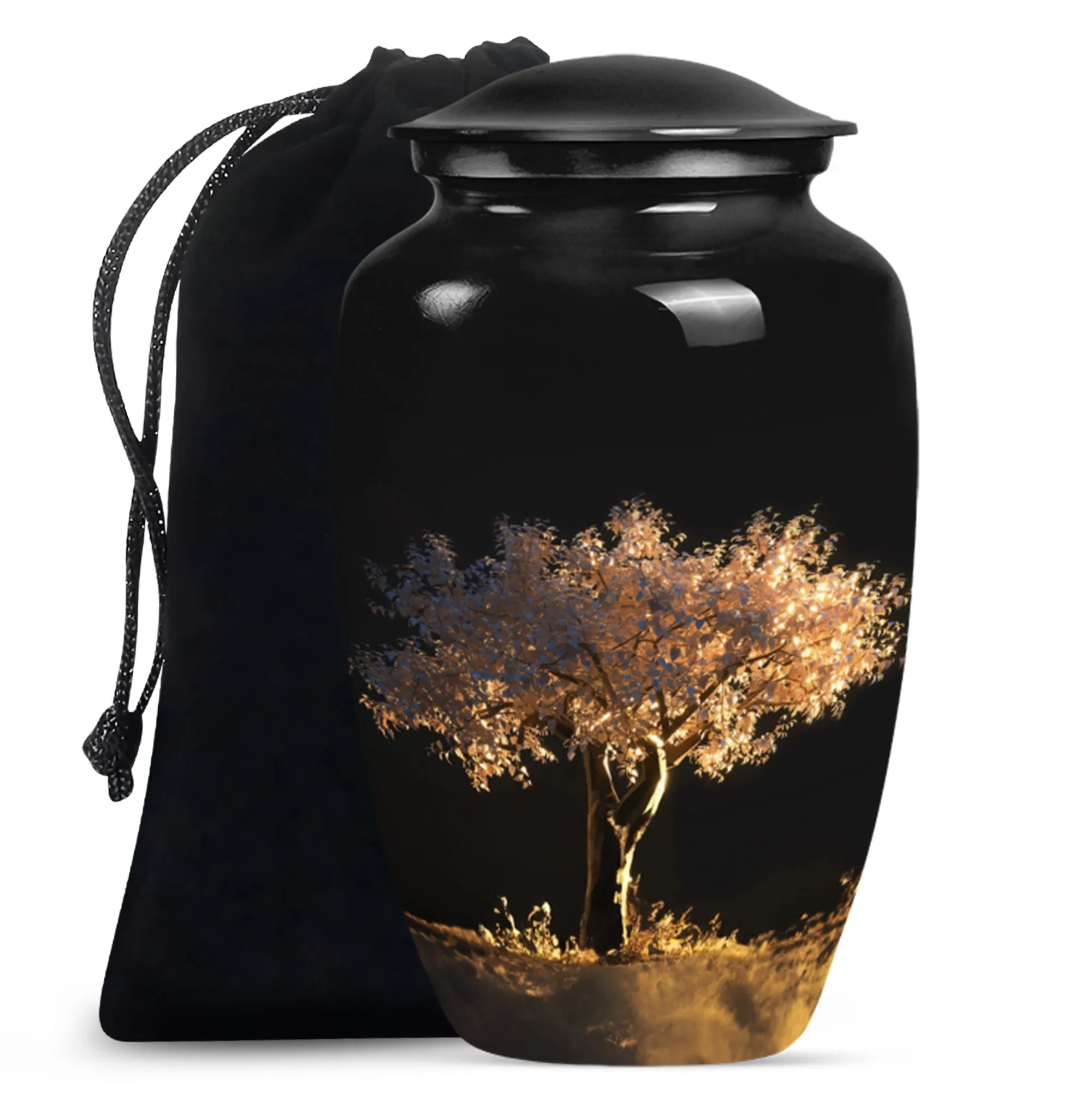 Tree of Life Rise Cremation Urn For Storing  Adult Human Ashes