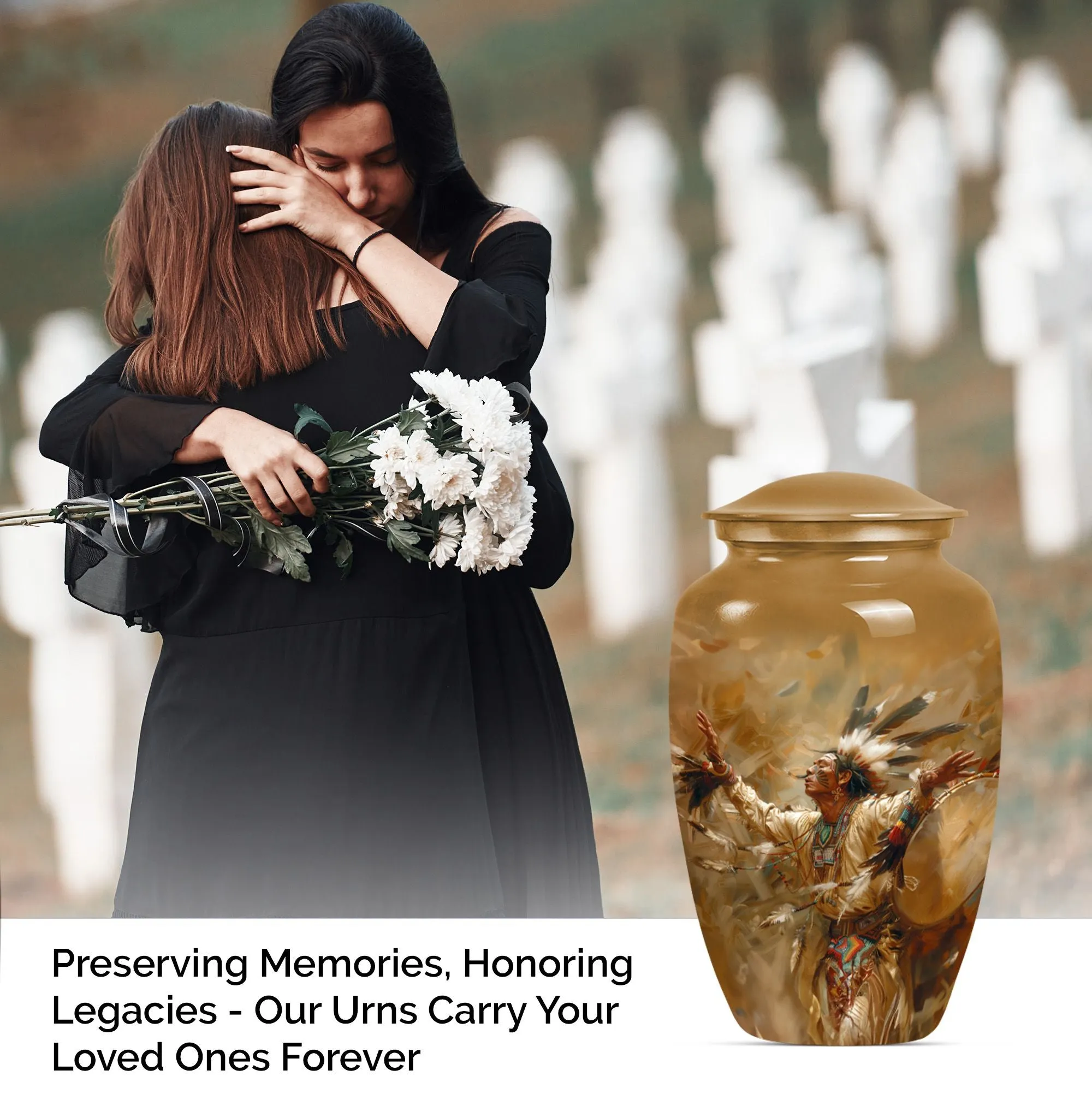 Tribe Man Cremation Urn: A Classic Elegance for Lasting Memories