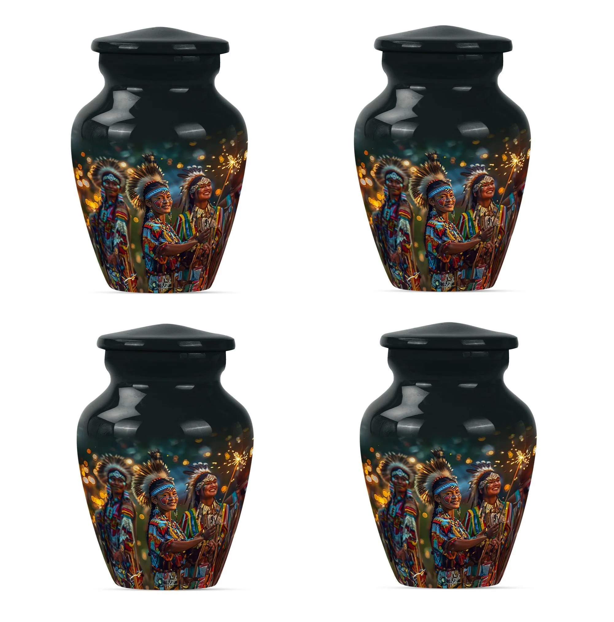 Tribe Man Remembrance: Timeless Memorial Burial Cremation Urn