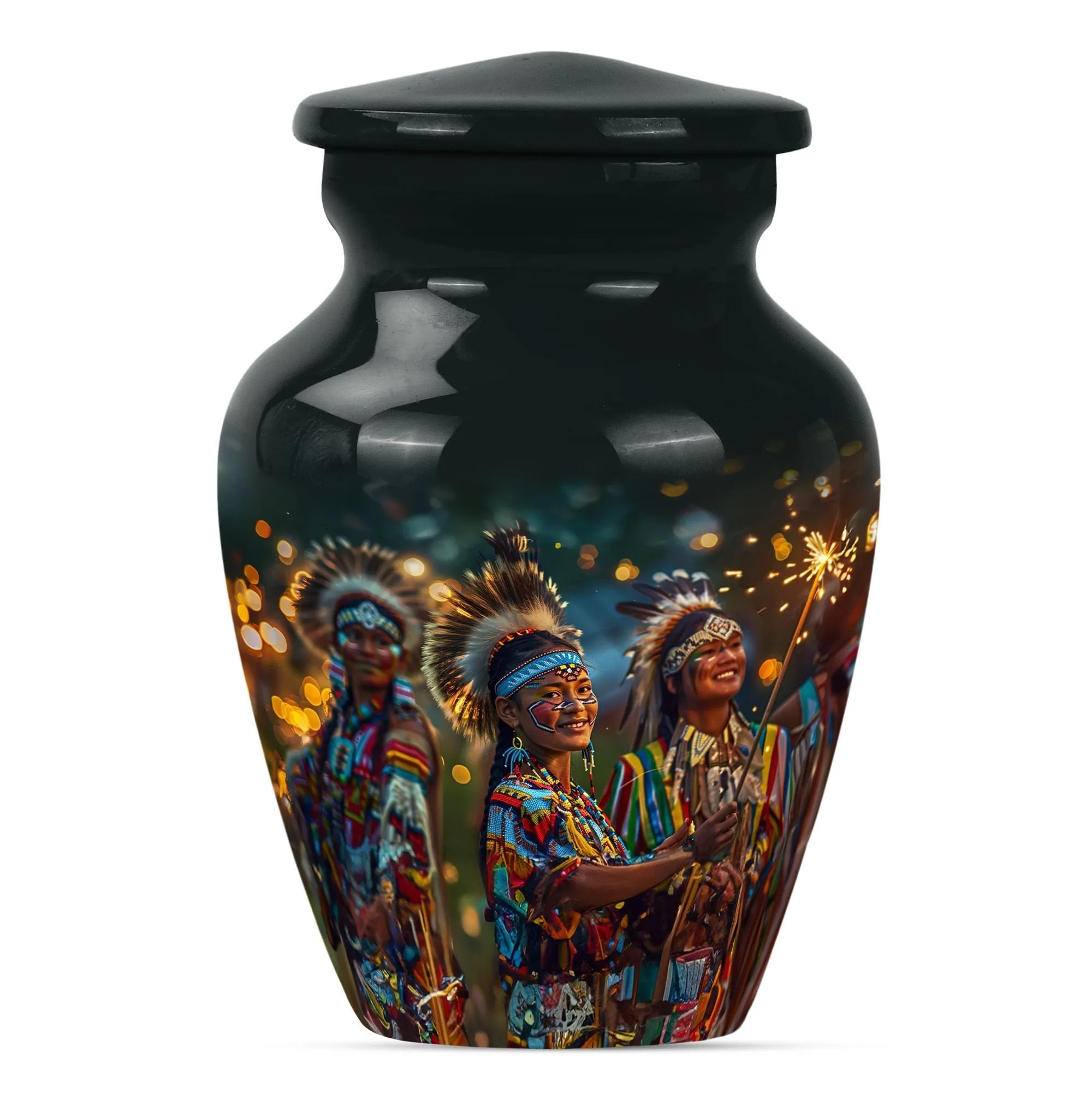 Tribe Man Remembrance: Timeless Memorial Burial Cremation Urn