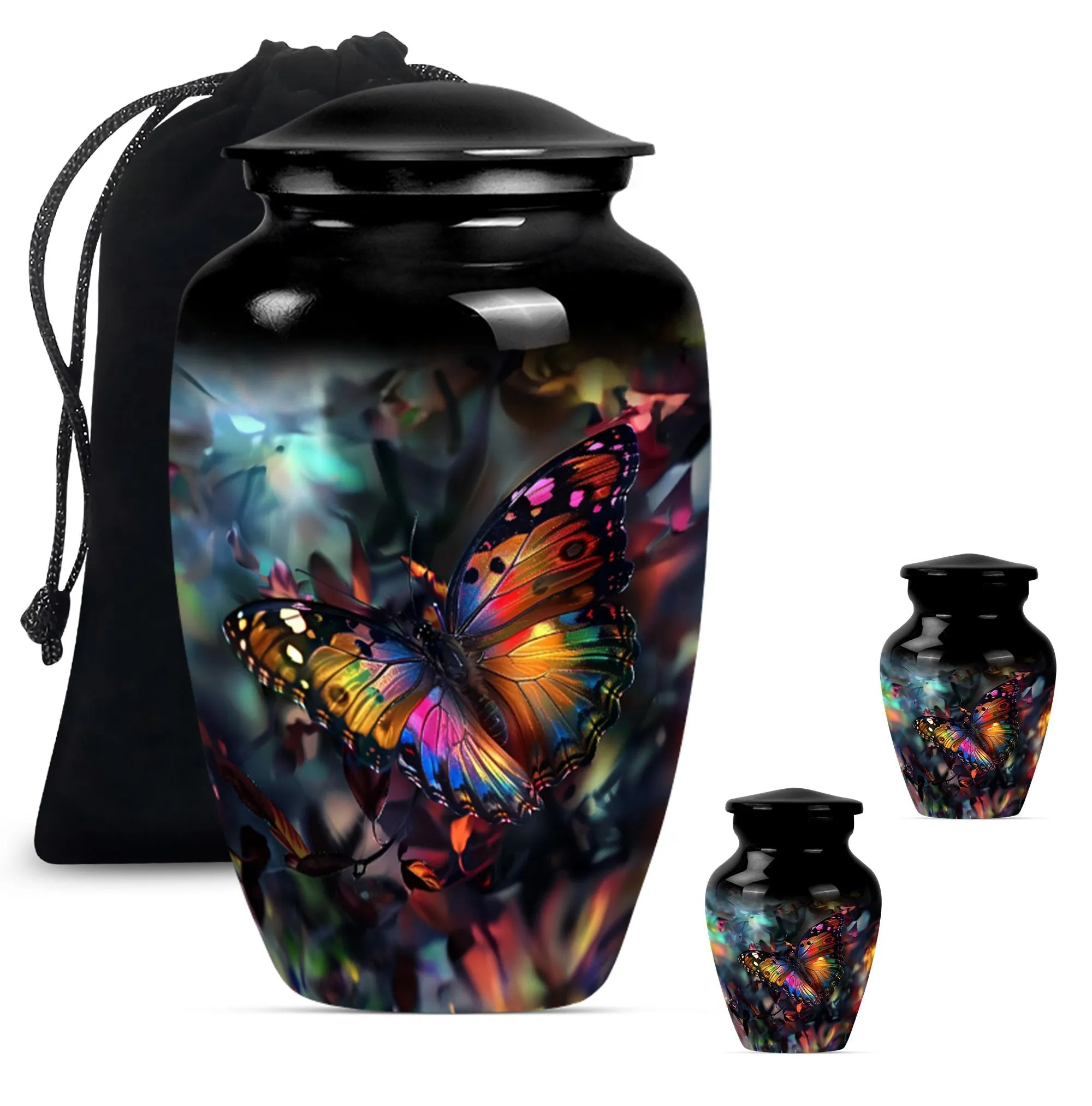 Tribute Haven Butterfly Keepsake: Elegant Medium Memorial Urn