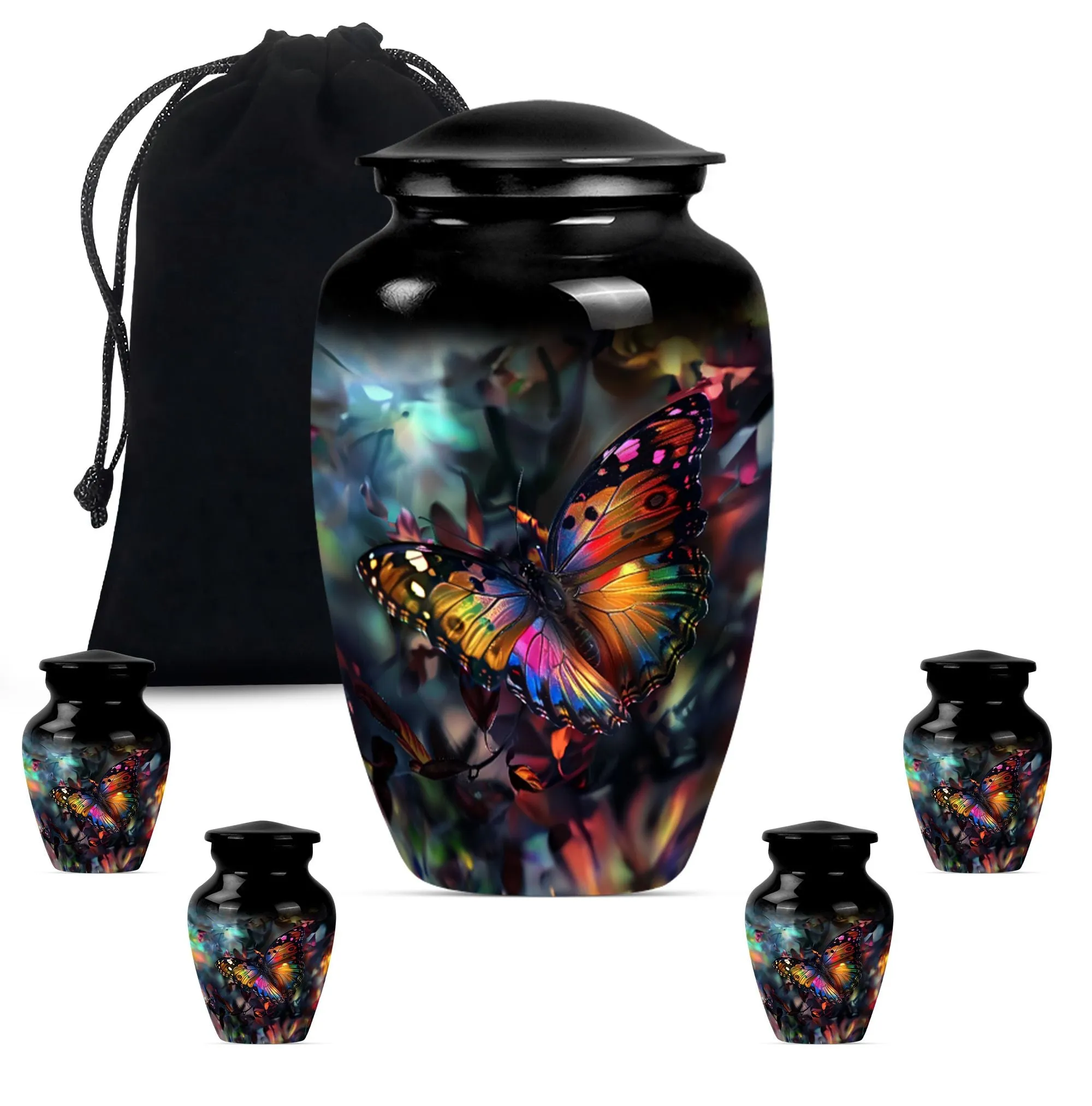Tribute Haven Butterfly Keepsake: Elegant Medium Memorial Urn
