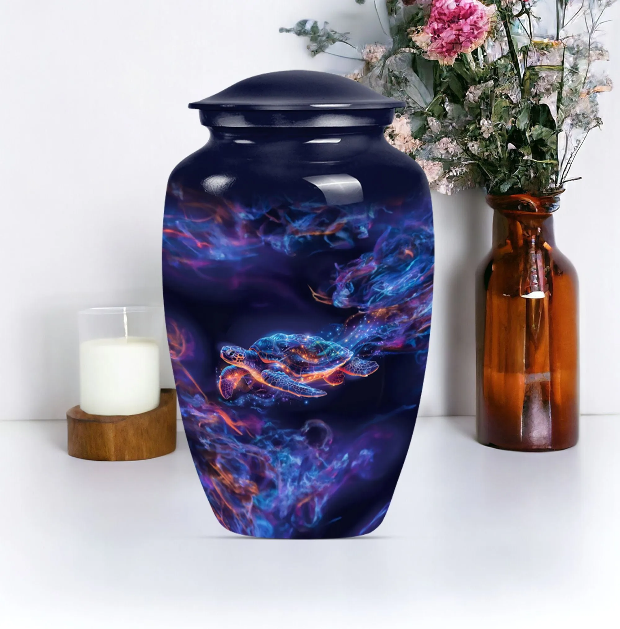 TURTLE Urn Cremation Remnant Storage for Adults
