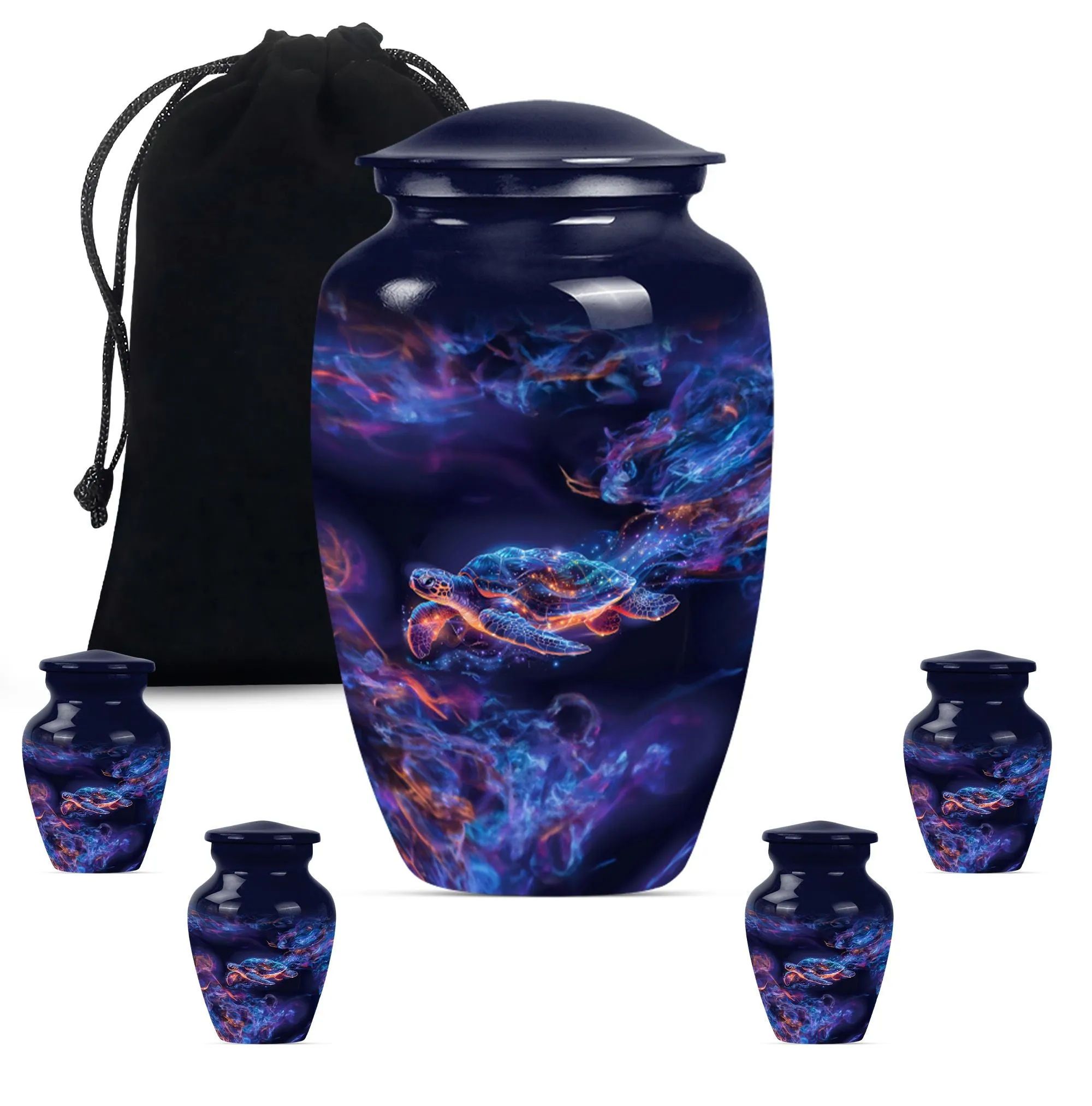 TURTLE Urn Cremation Remnant Storage for Adults