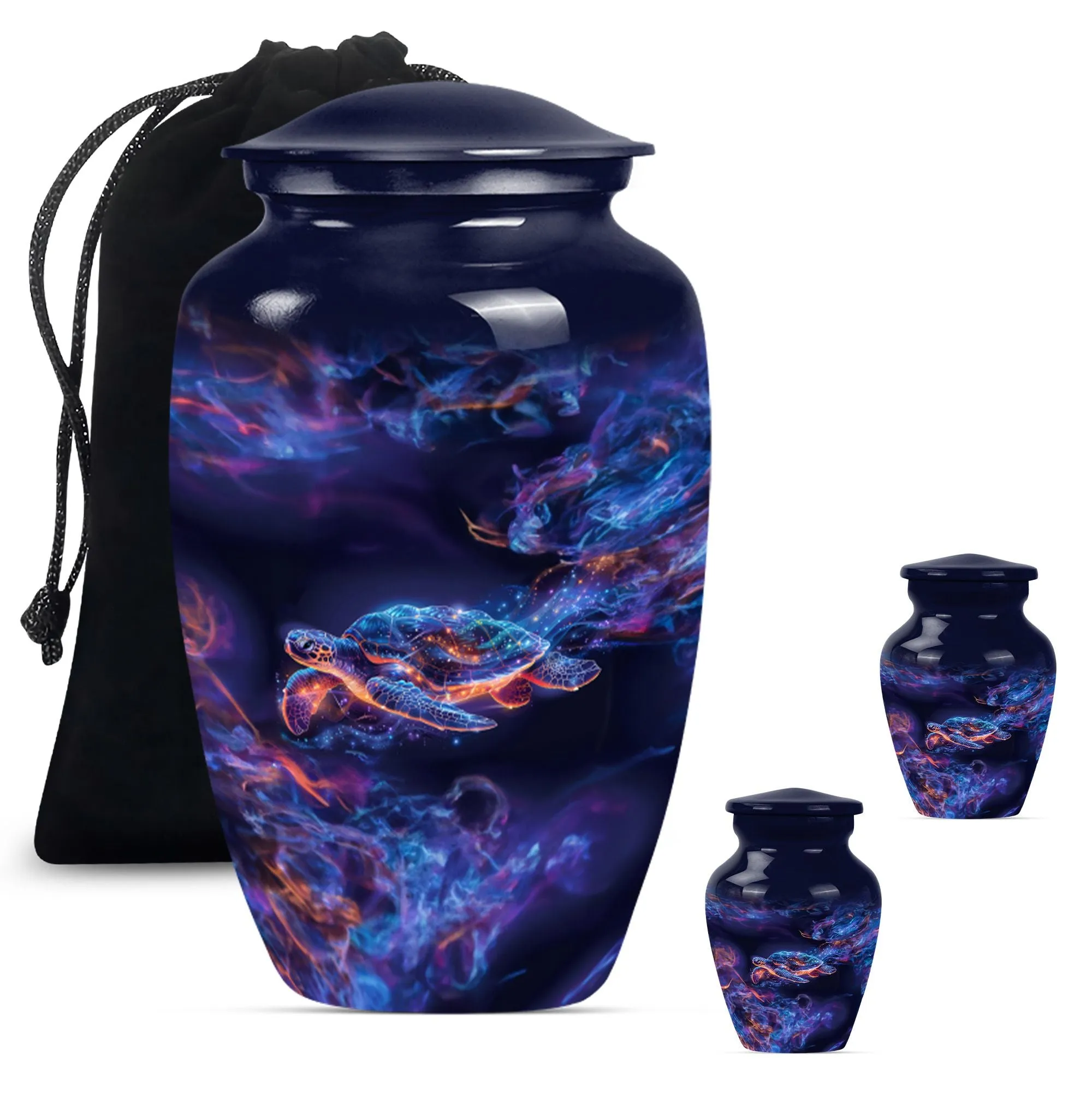 TURTLE Urn Cremation Remnant Storage for Adults