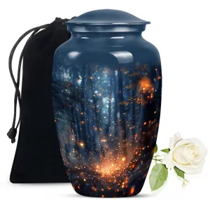 Twilight Forest Eternal Rest - Memorial Urn for Peaceful Farewell