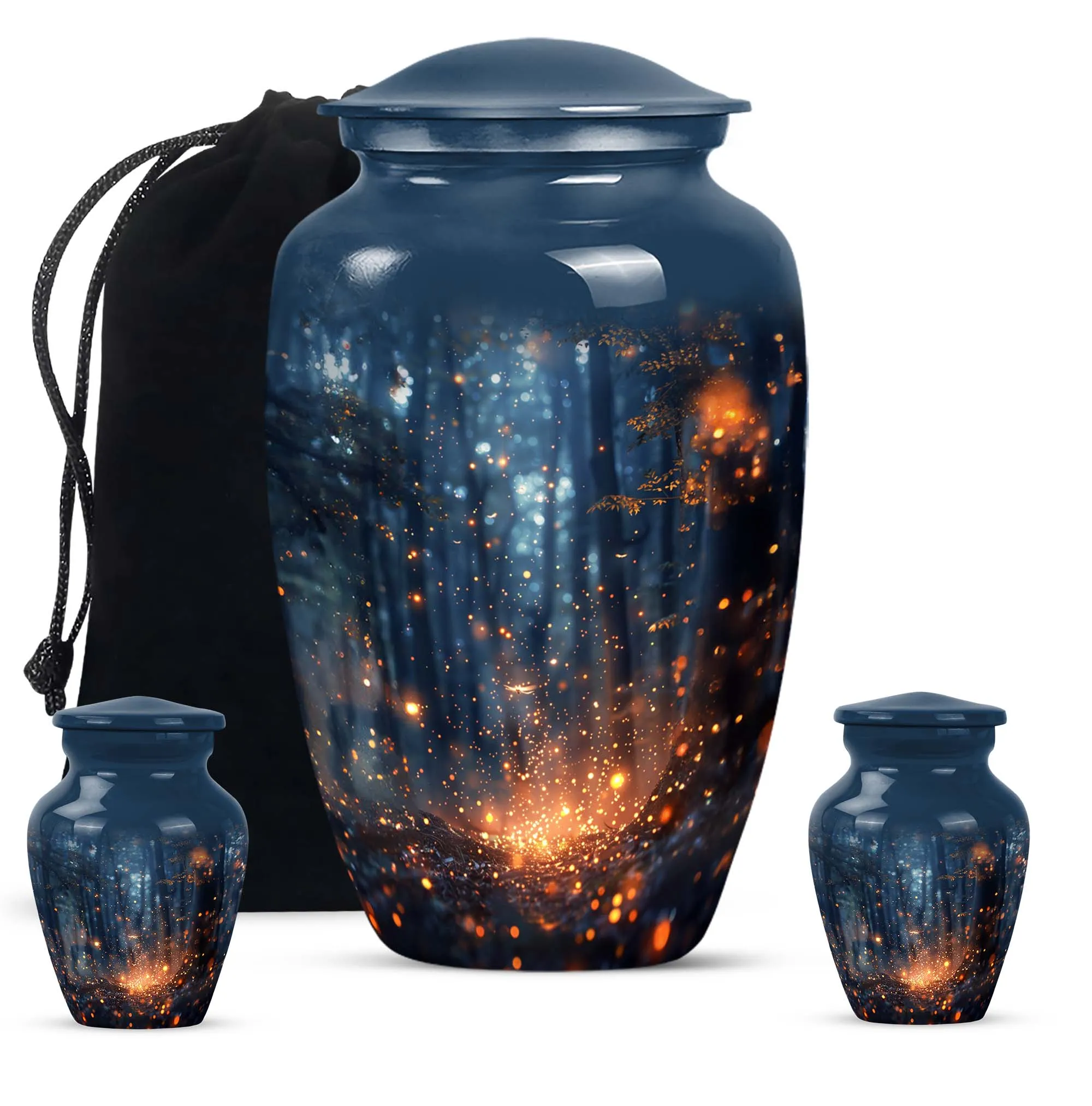 Twilight Forest Eternal Rest - Memorial Urn for Peaceful Farewell