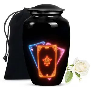 Unseen Harmony Cremation Tarot Urn for the Aesthetic Female Soul