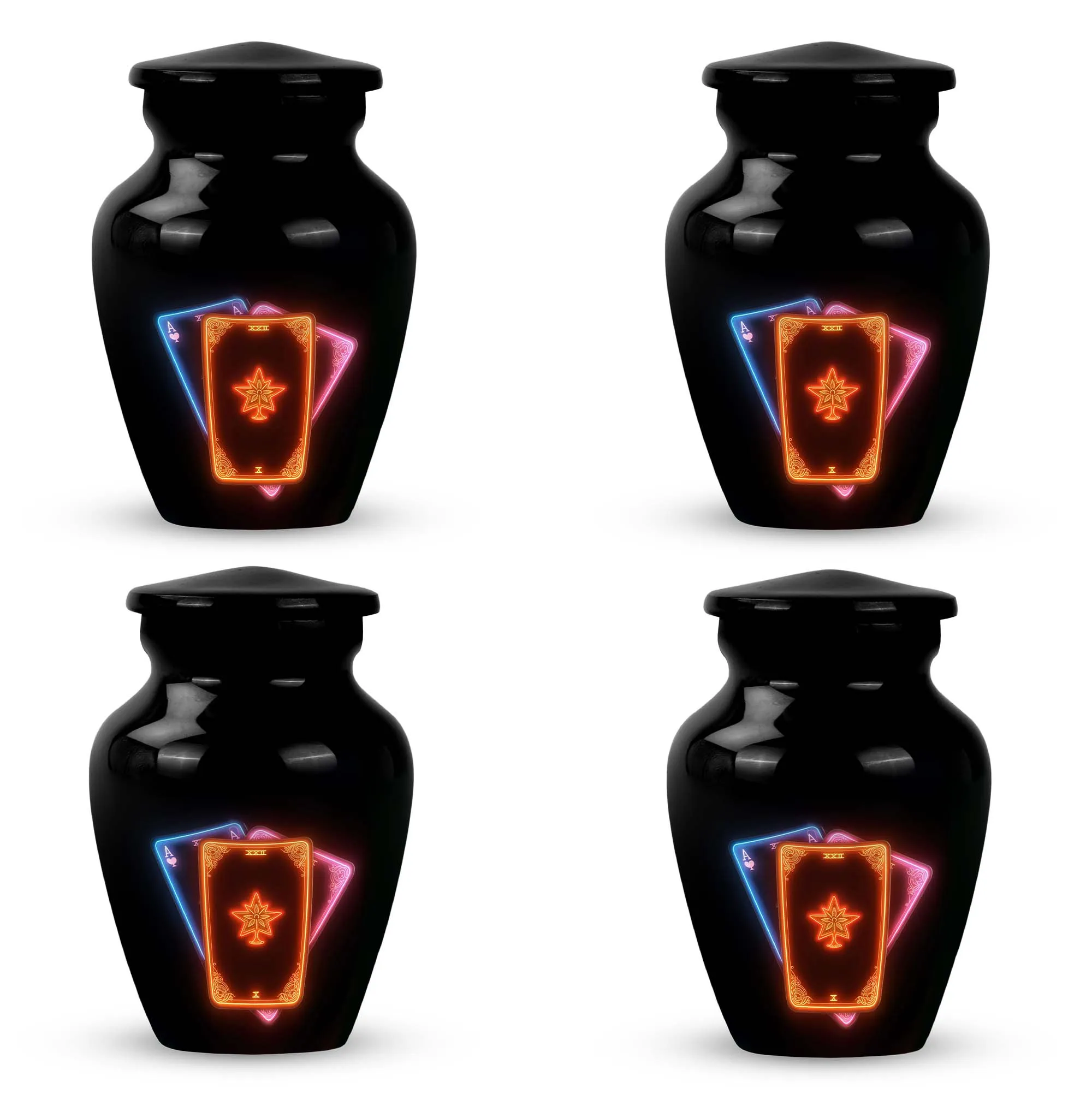 Unseen Harmony Cremation Tarot Urn for the Aesthetic Female Soul