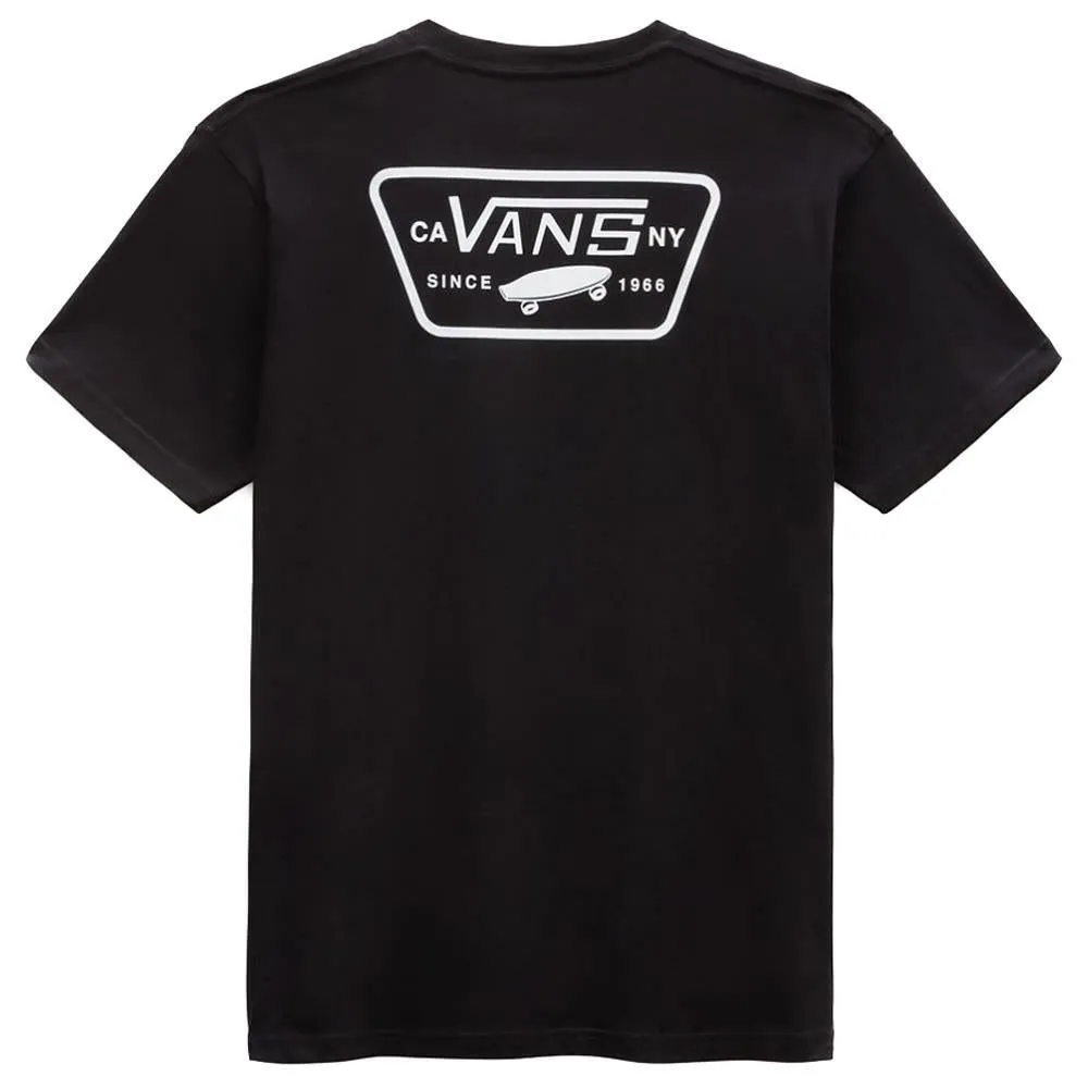 Vans Full Patch Back T-Shirt - Black/White