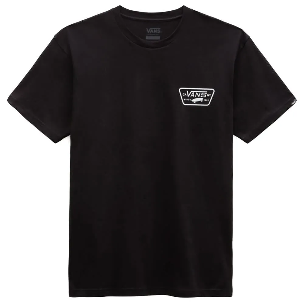 Vans Full Patch Back T-Shirt - Black/White