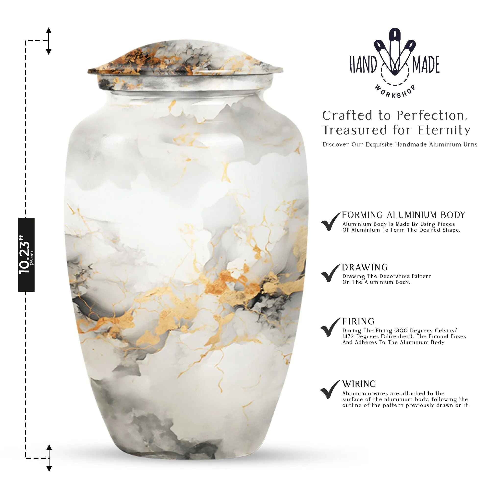Vibrant Swirl Urn: Resplendent Tribute In Memory Resting Space