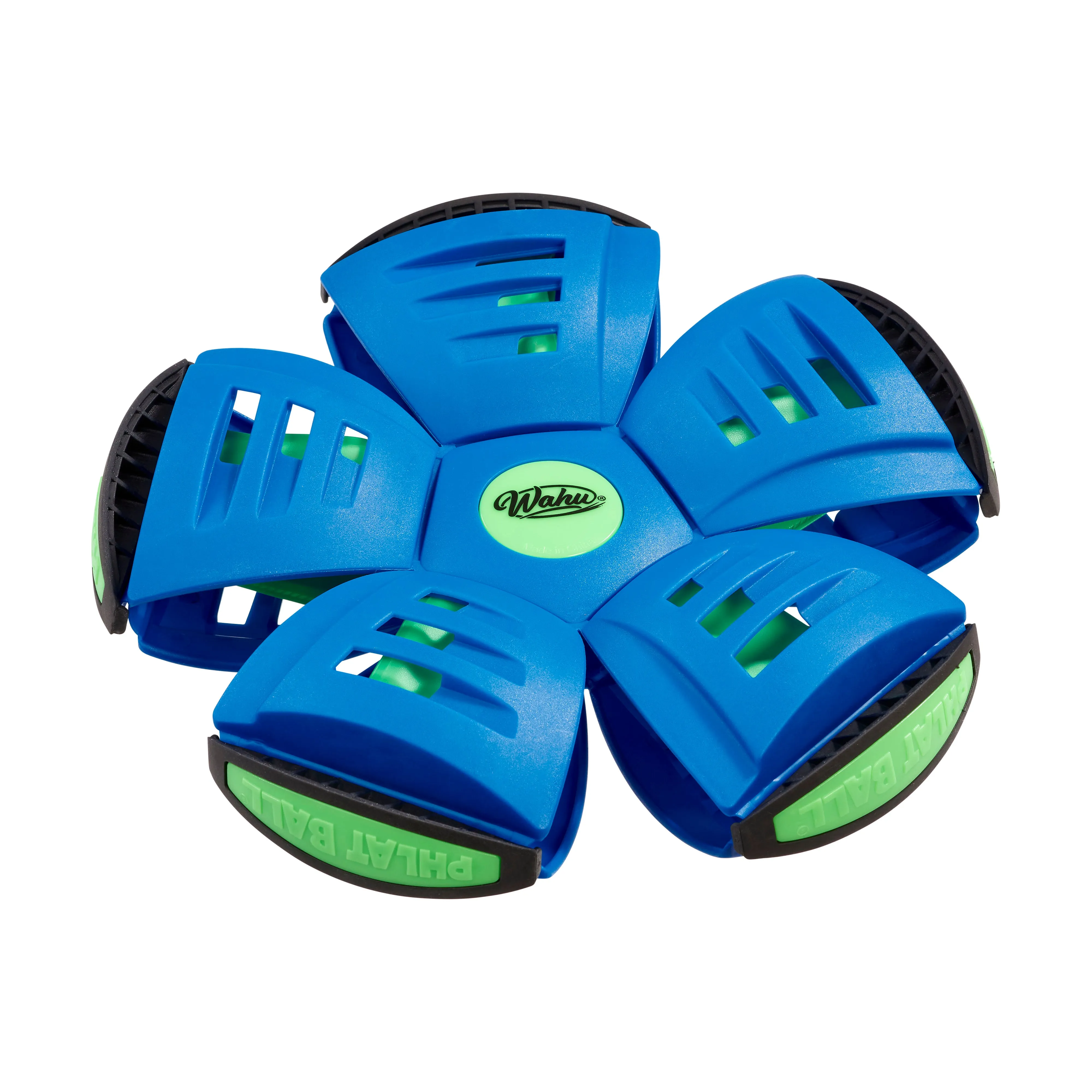 Wahu Phlat Ball Classic - Transforming Disc-to-Ball Toy, Blue
