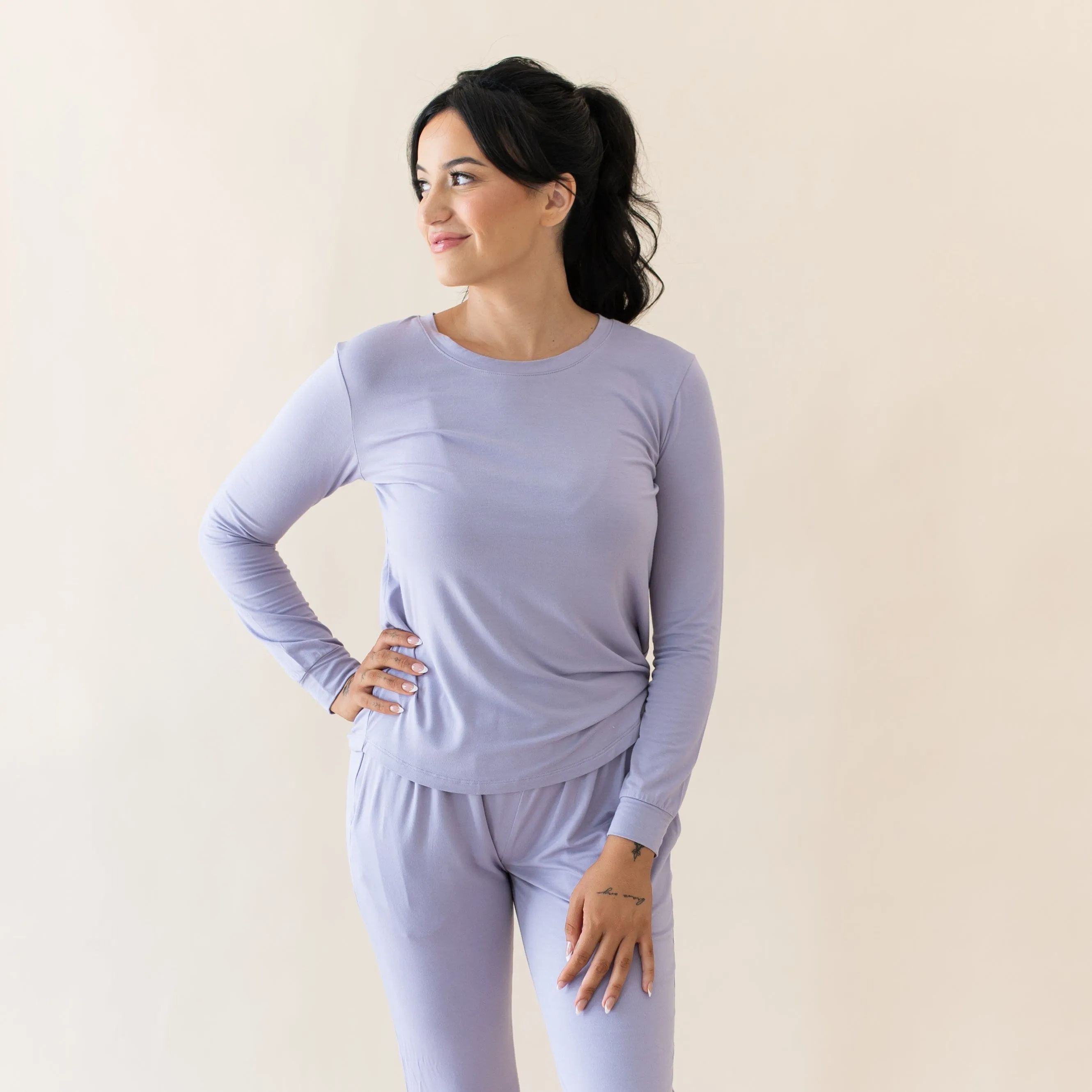 Women's Jogger Pajama Set in Taro