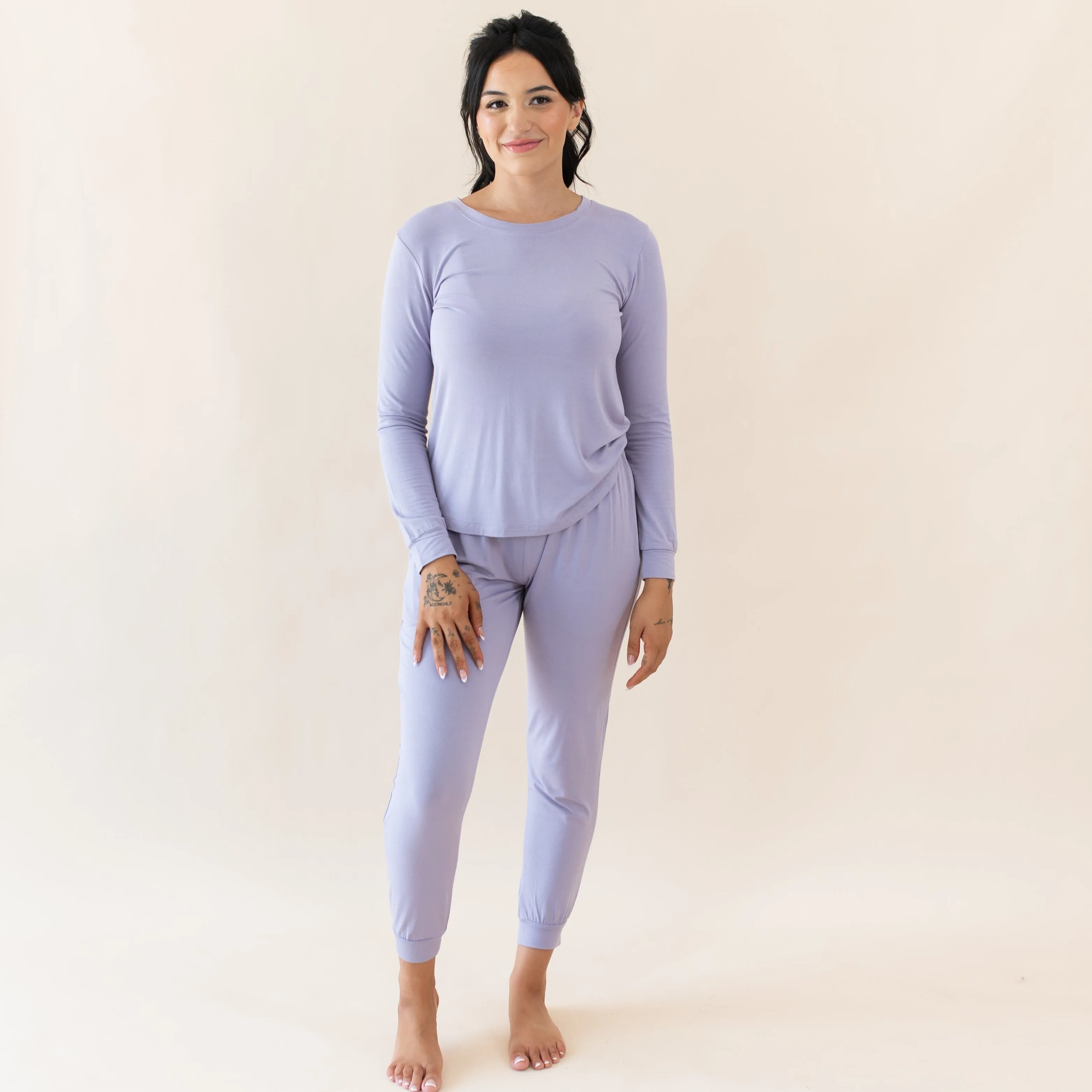 Women's Jogger Pajama Set in Taro