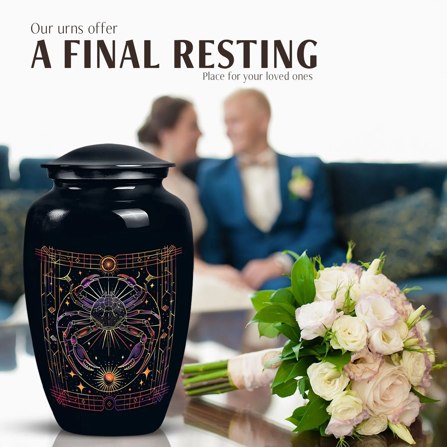 Zodiac Divine Tributes Memorial Urns for Soulful Farewell