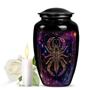 Zodiac Harmony Cremation Urn - Reverent Memorial for Loved Ones