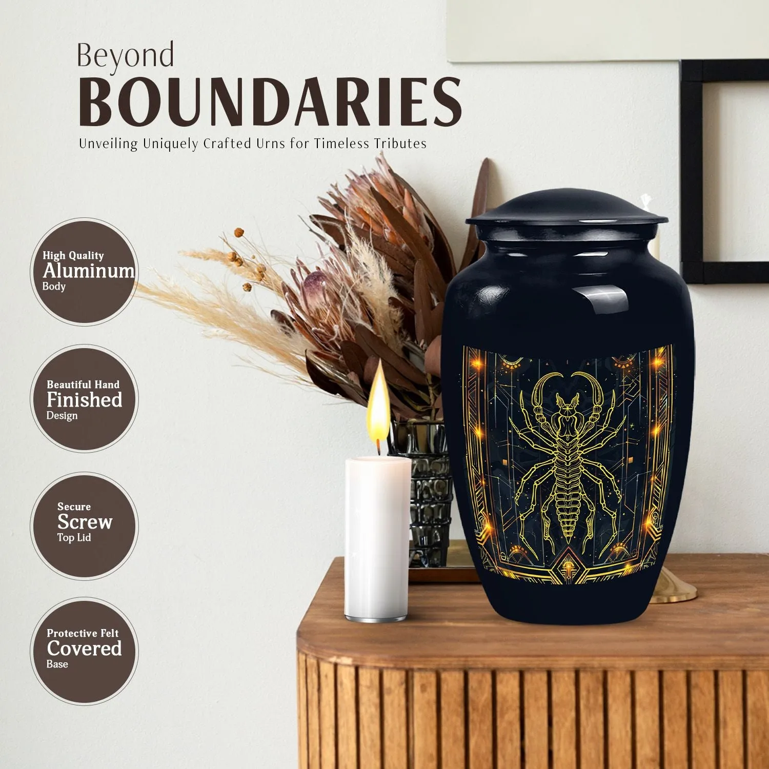Zodiac Touch - Eternity Rest Cremation Urn For Ashes
