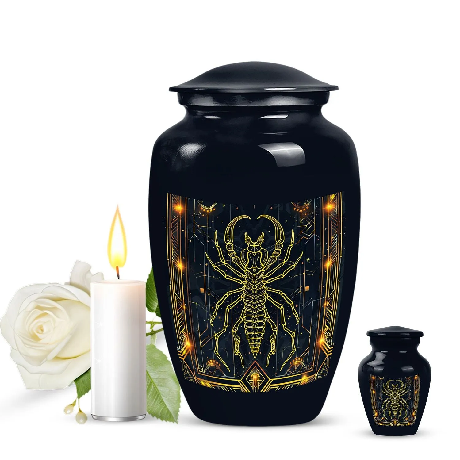 Zodiac Touch - Eternity Rest Cremation Urn For Ashes